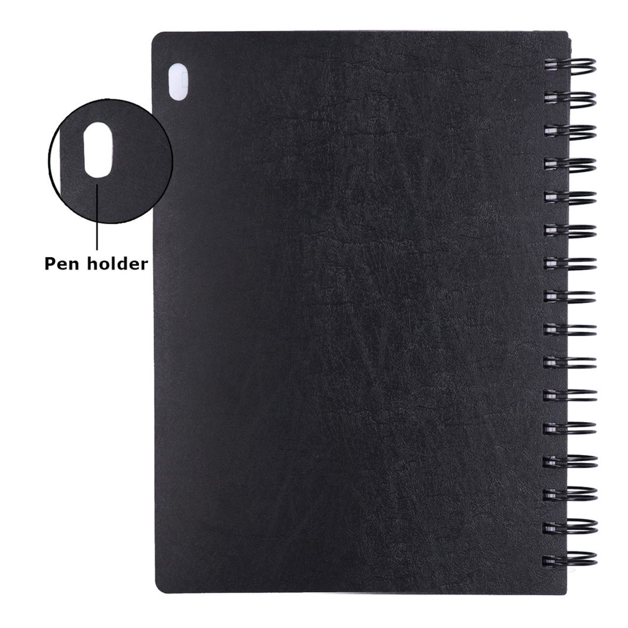 Navneet HQ Single Subject Wiro Spiral Single Line Blank PP Cover Notebook A5 (14.8 cm x 21 cm)