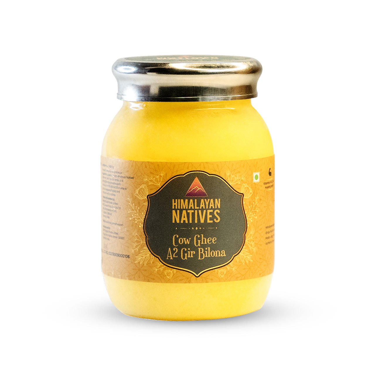 Himalayan Natives A2 Gir Cow Bilona Ghee - Jar