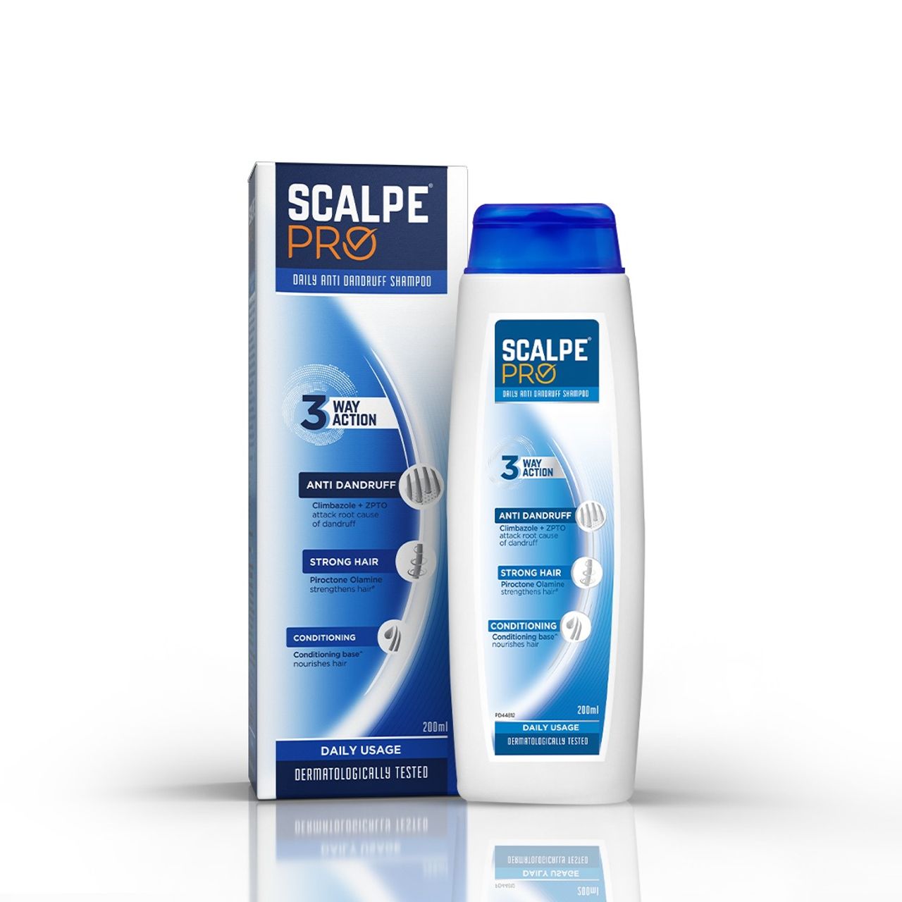 Scalpe Pro AntiDandruff Shampoo Removes Dandruff Strong Hair For Women & Men