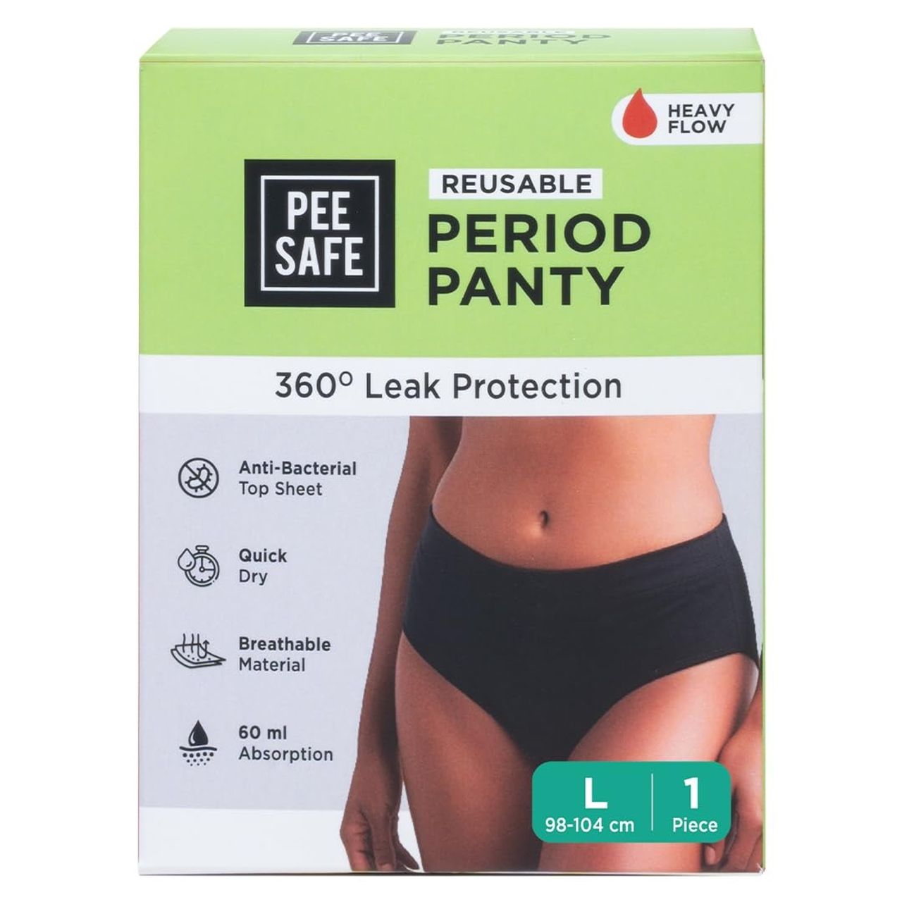 Pee Safe Reusable Period Panty For Women And Girls | L