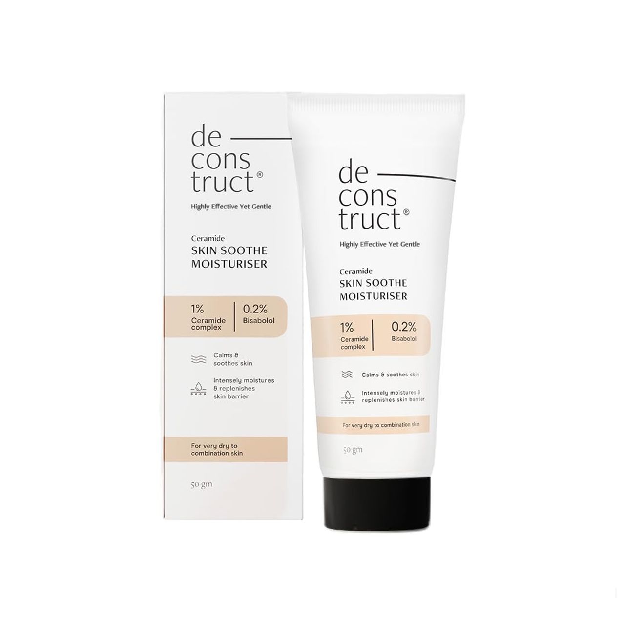 Deconstruct Skin Soothe Moisturizer- 1% Ceramides + 0.2% Bisabolol