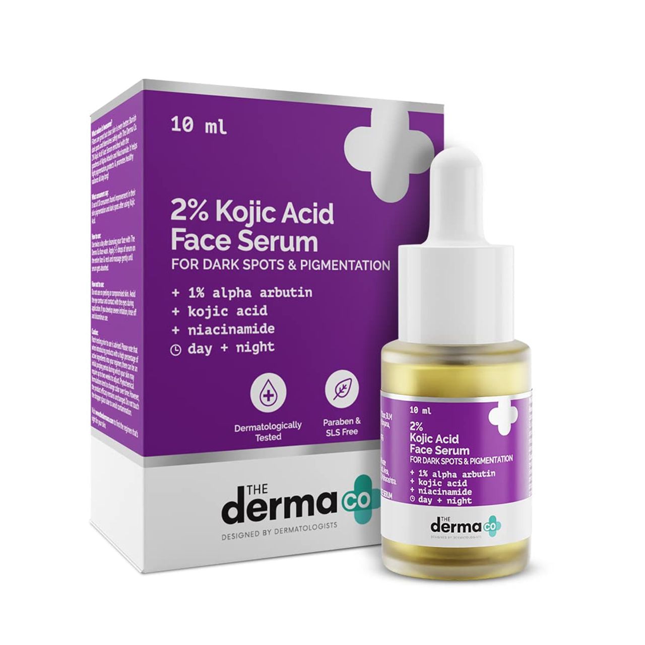 The Derma Co 2% Kojic Acid Face Serum With Niacinamide Reduces Dark Spots, Pigmentation & Blemishes