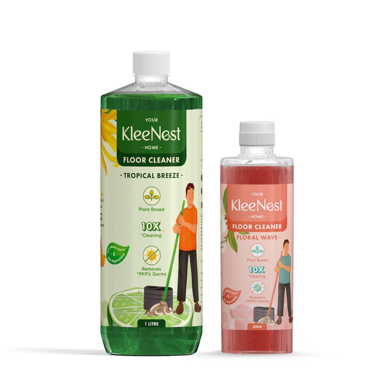 Kleenest Tropical Breeze Natural Plant Based Floor Cleaner