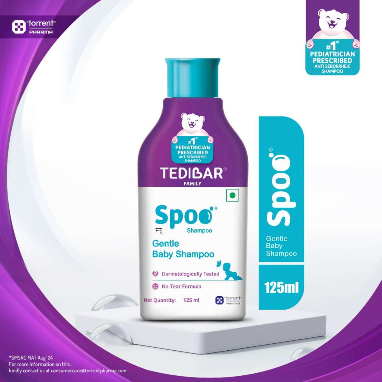 Tedibar Family Spoo Shampoo Gentle Cleanser Baby For Kids | 0+ months
