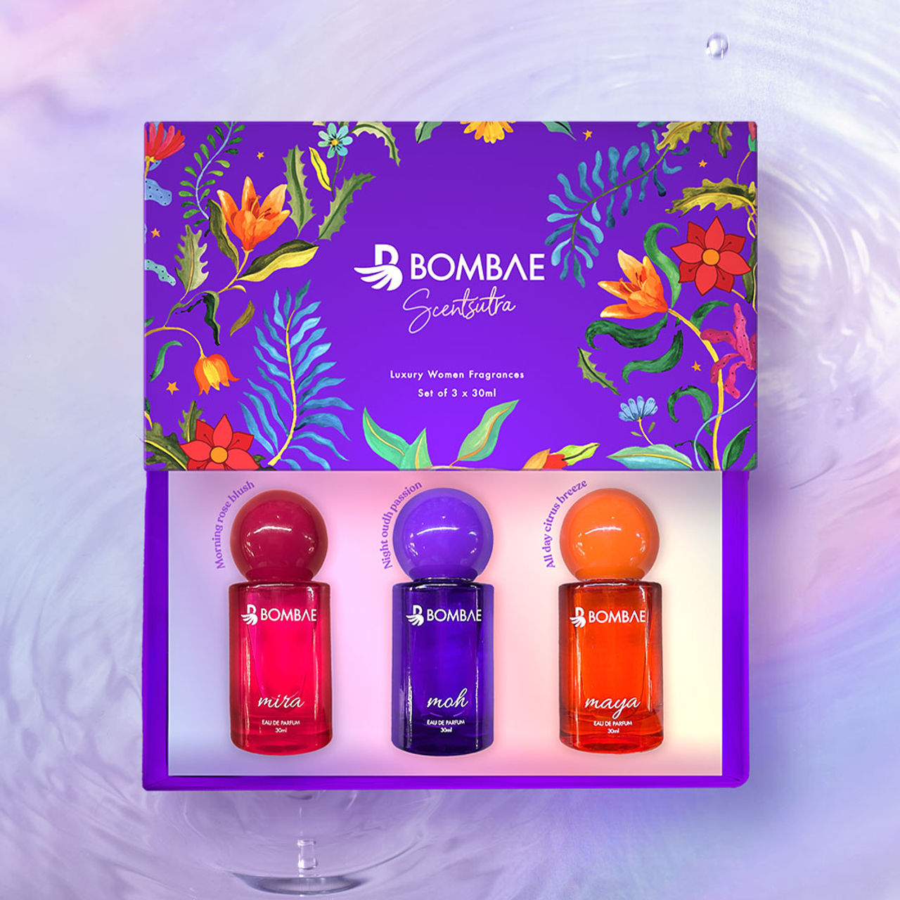 Bombae Women Scentsutra Luxury Perfume Gift Set | Perfect Gift for Women