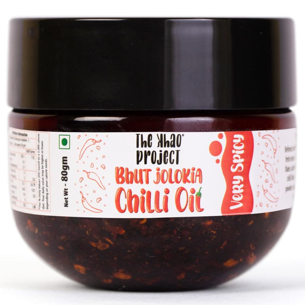 The Khao Project Bhut Jolokia Chilli Oil - Very Spicy