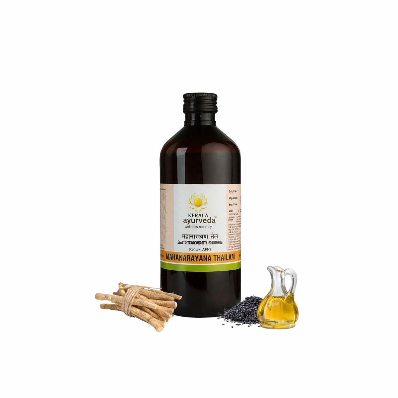 Kerala Ayurveda Mahanarayana Thailam Body Massage Oil For Men & Women