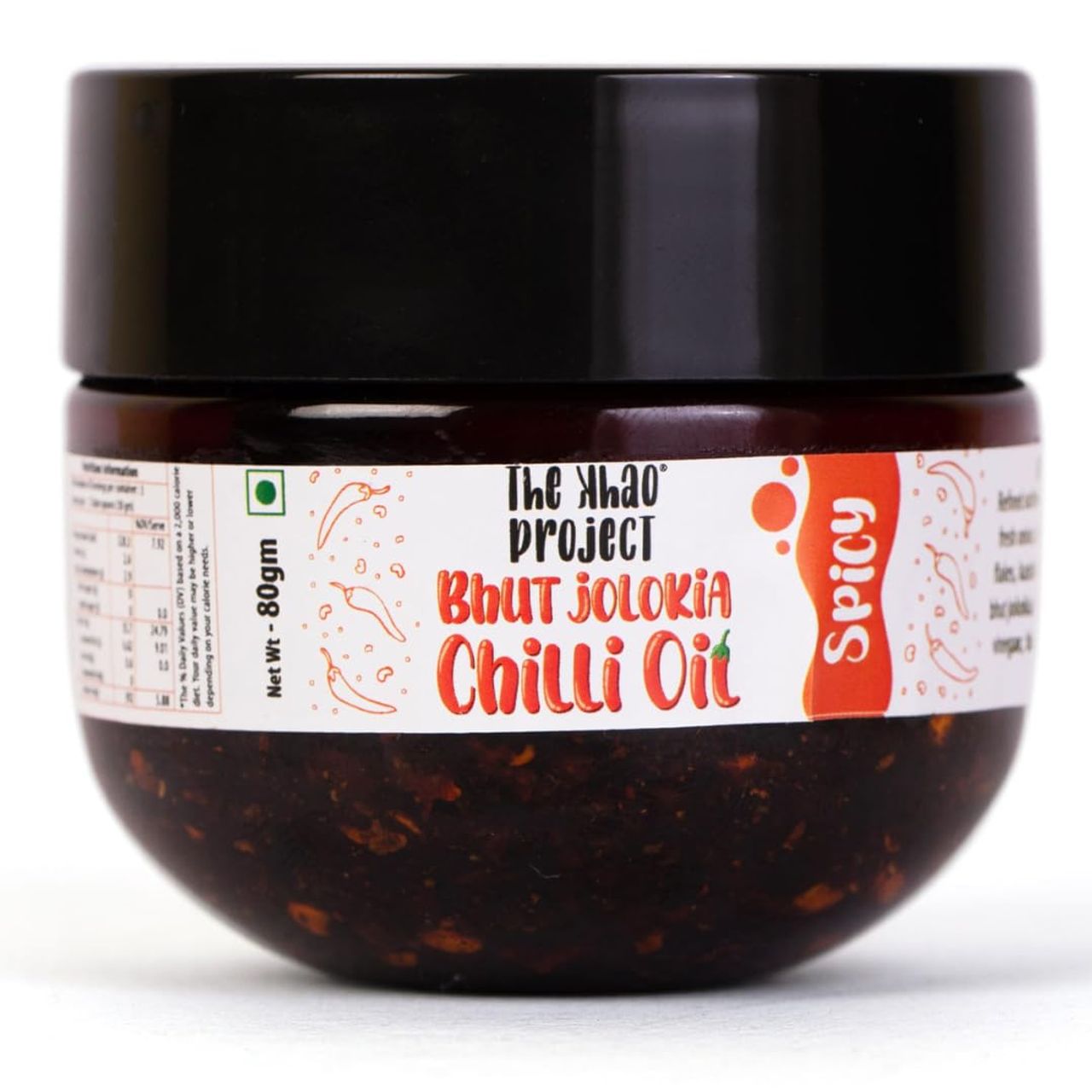 The Khao Project Bhut Jolokia Chilli Oil - Spicy