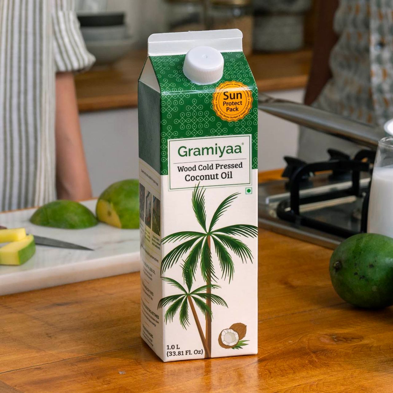 Gramiyaa Coconut Oil - Wood Cold Pressed
