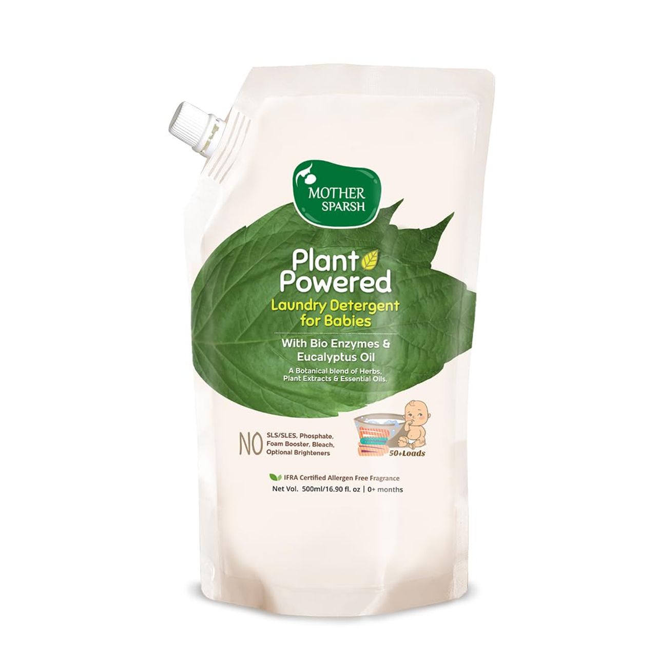 Mother Sparsh Plant Powered Baby Laundry Detergent For Kids