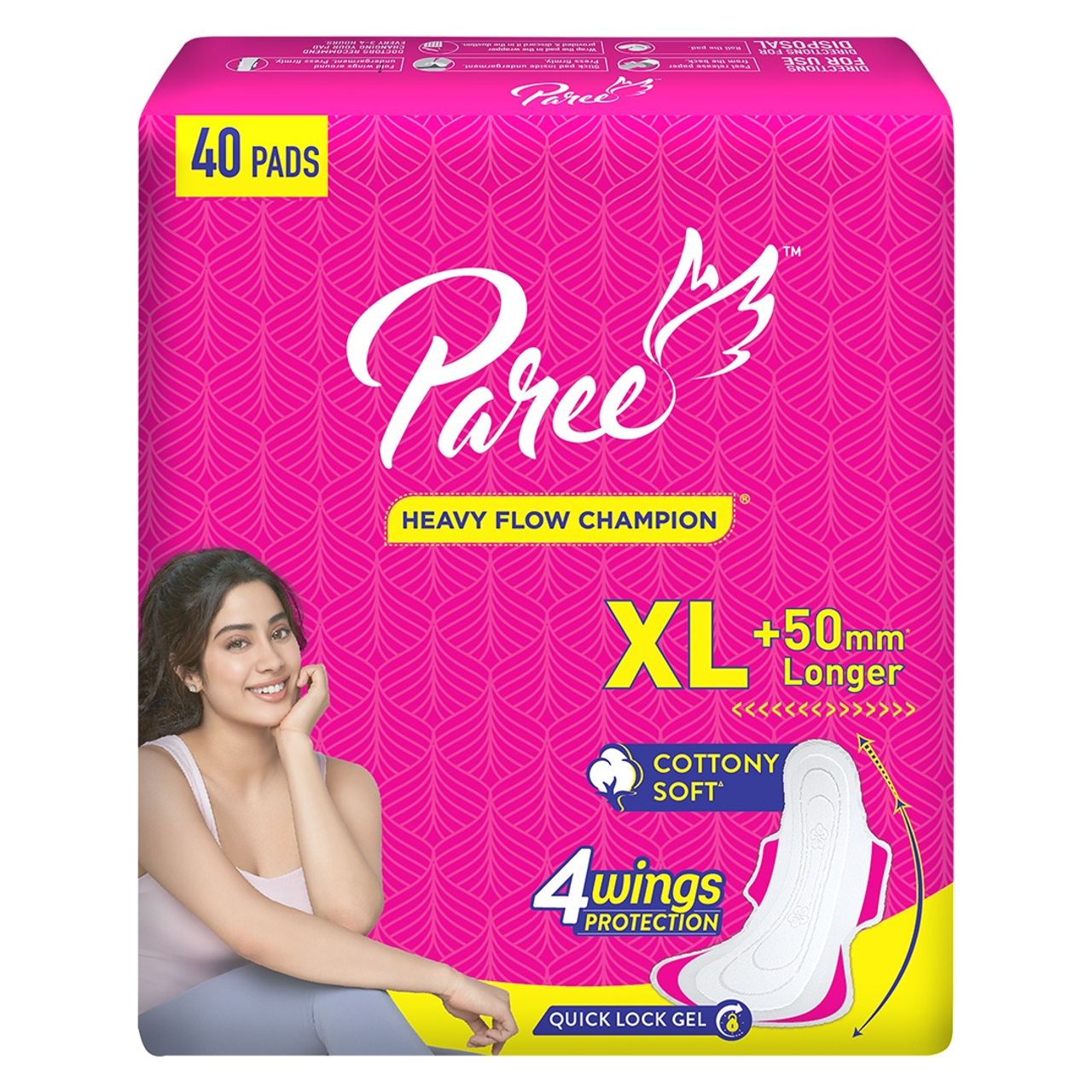 Paree Soft and Rash Free XL Sanitary Pads