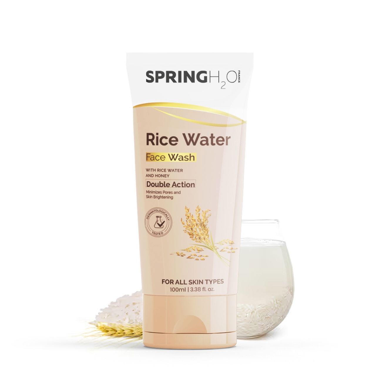 SPRING H2O Rice Water Face Wash