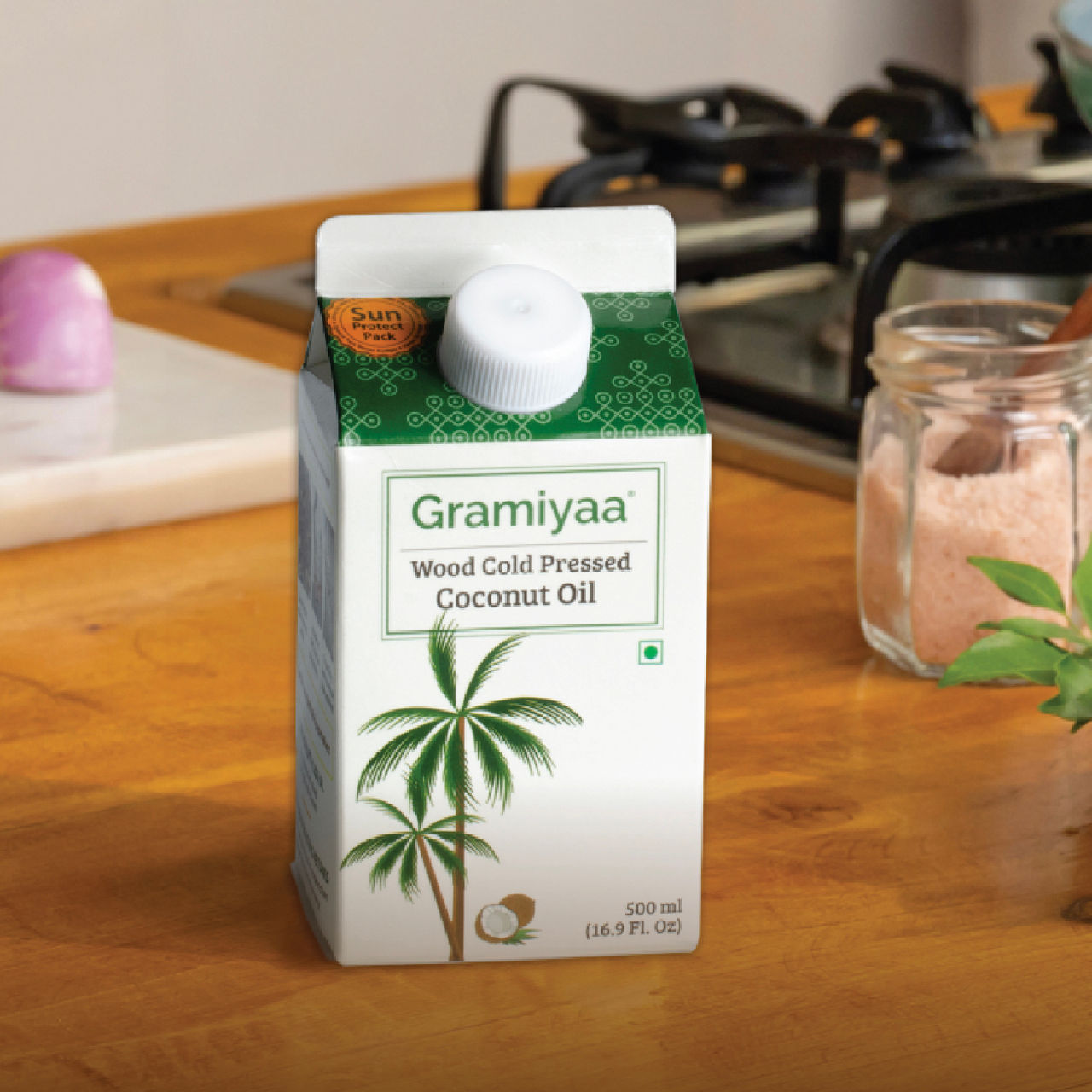 Gramiyaa Coconut Oil - Wood Cold Pressed