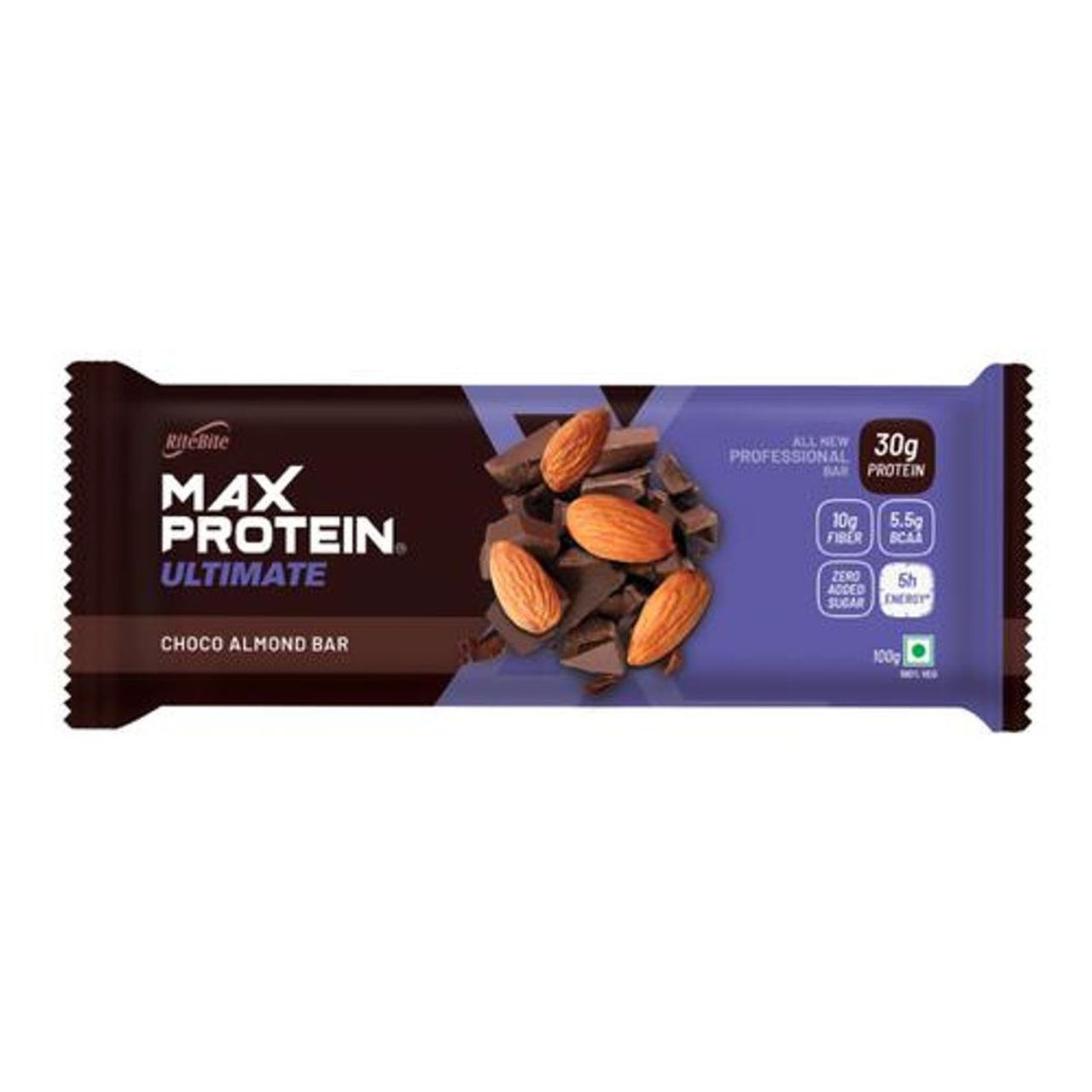 RiteBite Max Protein 30g Protein Bar Choco Almond