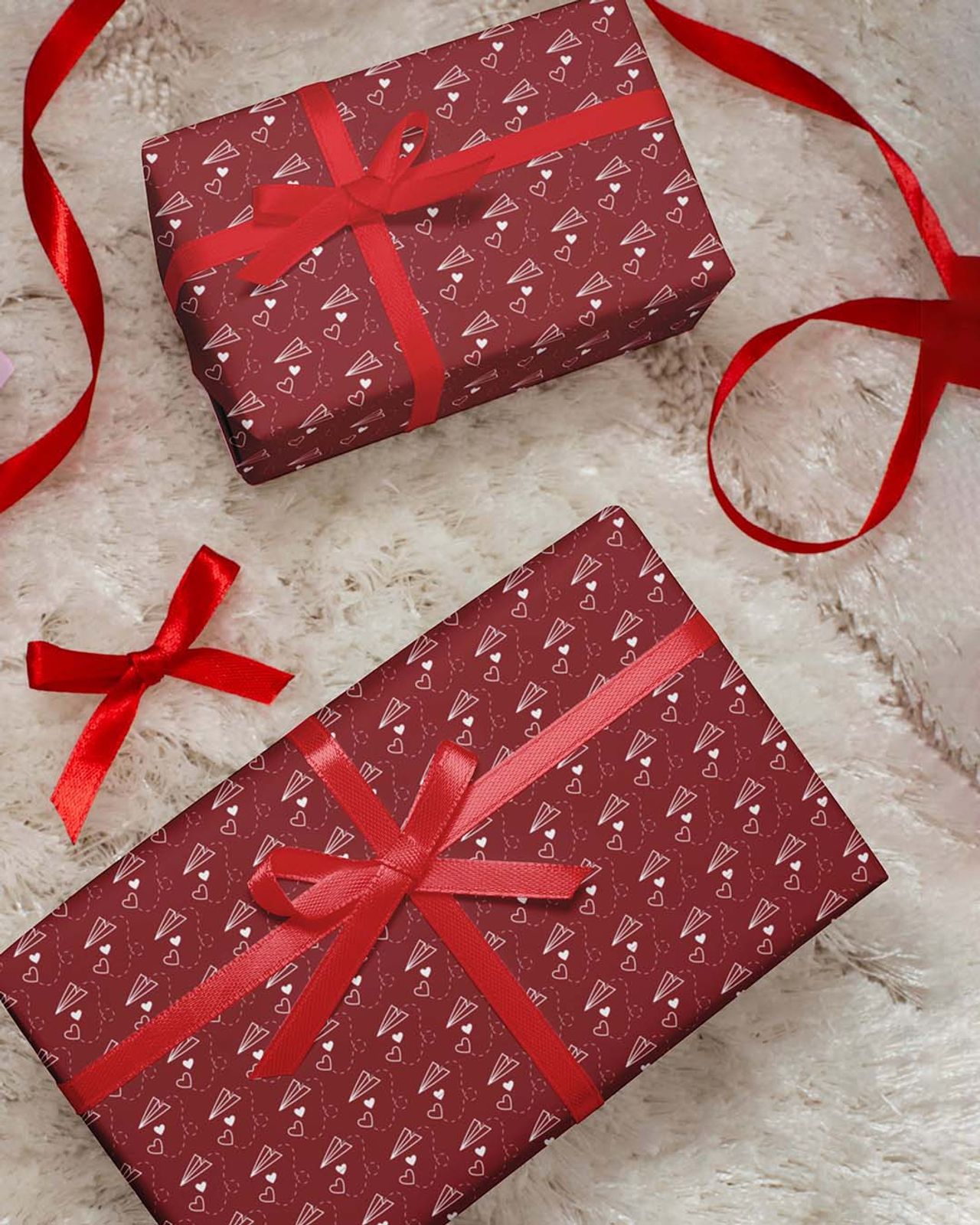 Mad Over Print Love Letter Gift Wrapping Paper | Pack of 2