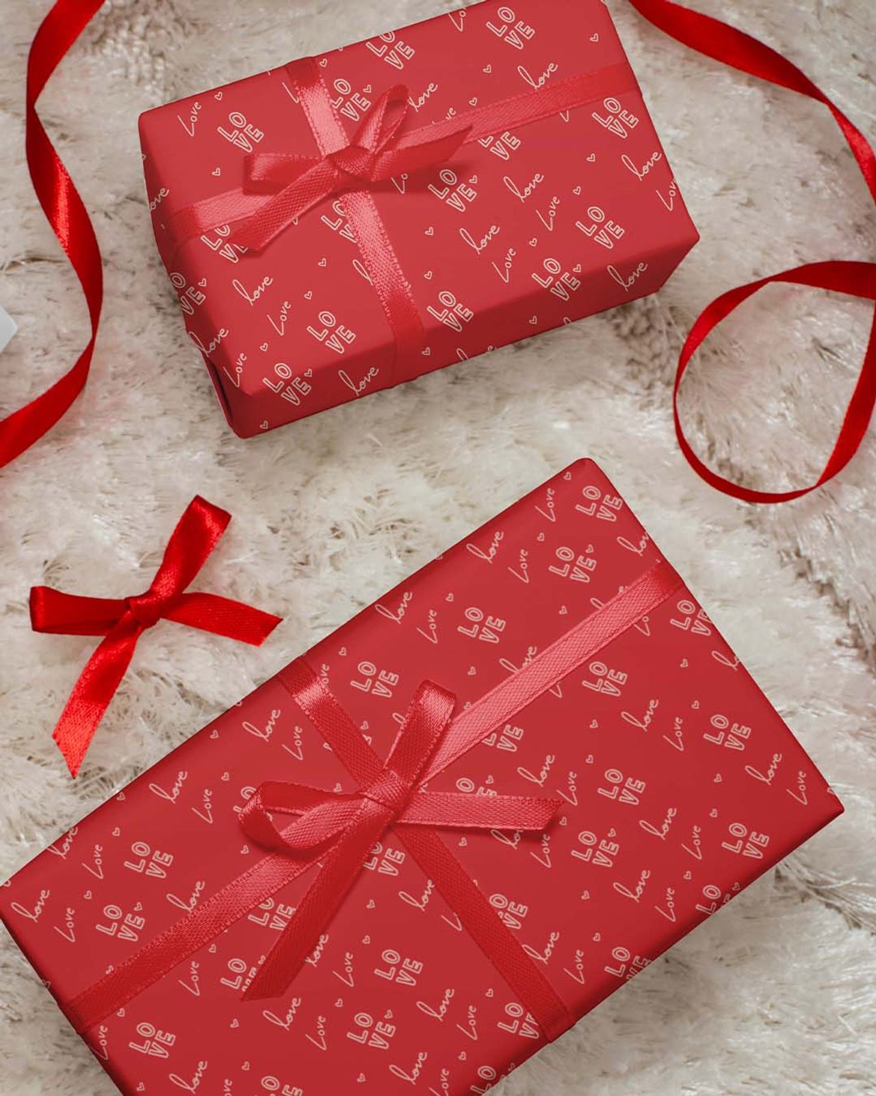 Mad Over Print Love Gift Wrapping Paper | Pack of 2