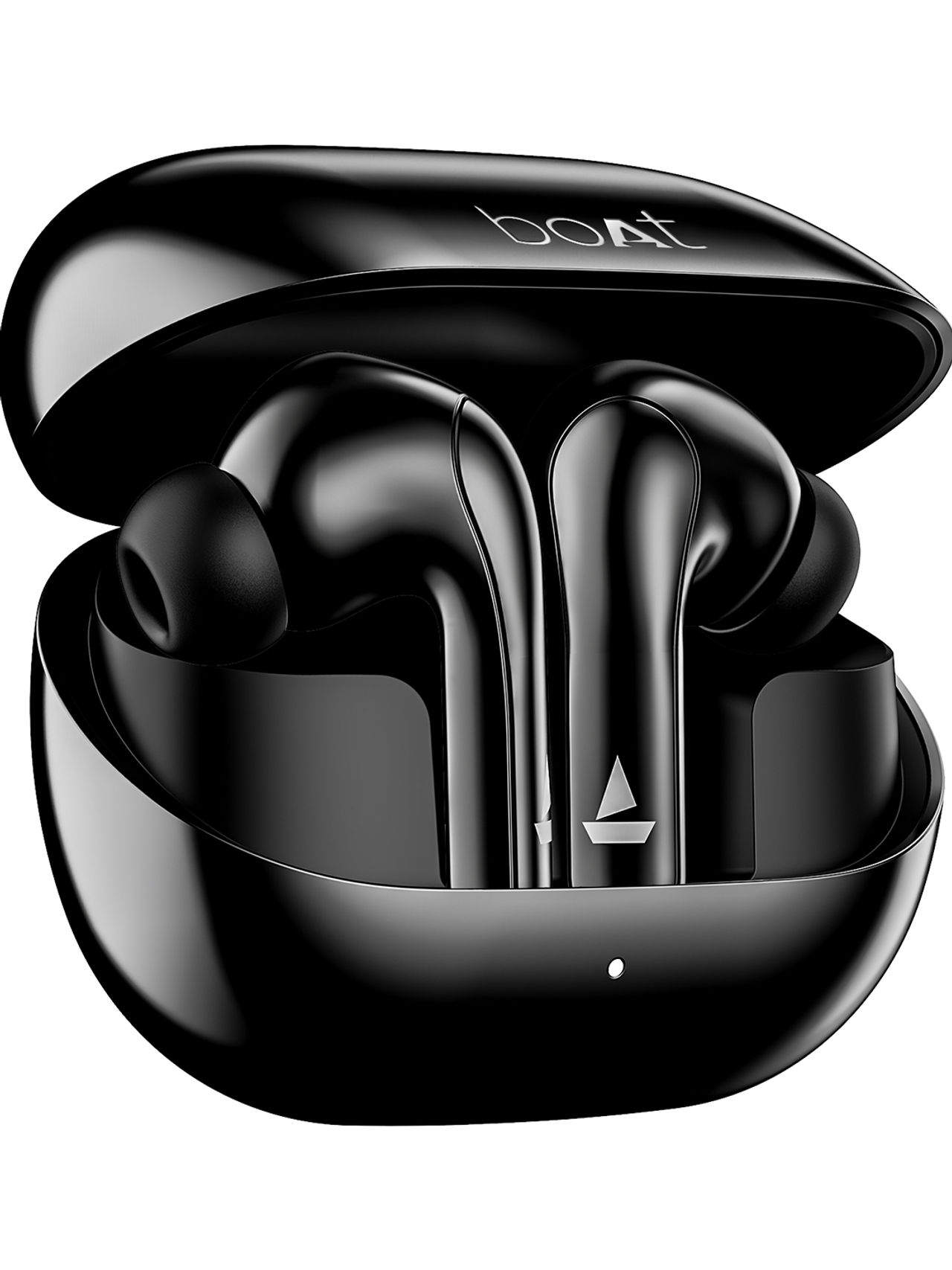 boAt Airdopes 155 Tws Earbuds W/ 40h Playtime, in-ear Detection, Quad Mics Enx Tech (Active Black)