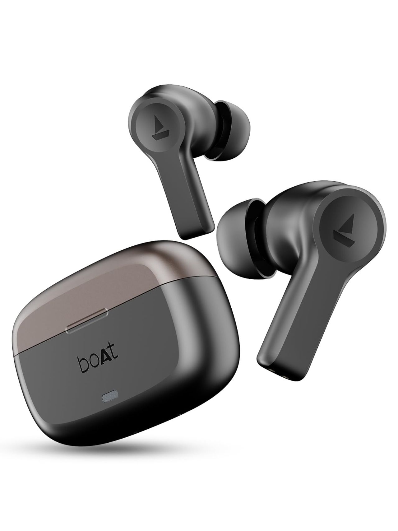 boAt Airdopes Flex 454 Anc Tws Earbuds W/smart Features, Anc, 60hrs Playback(Gunmetal Black)