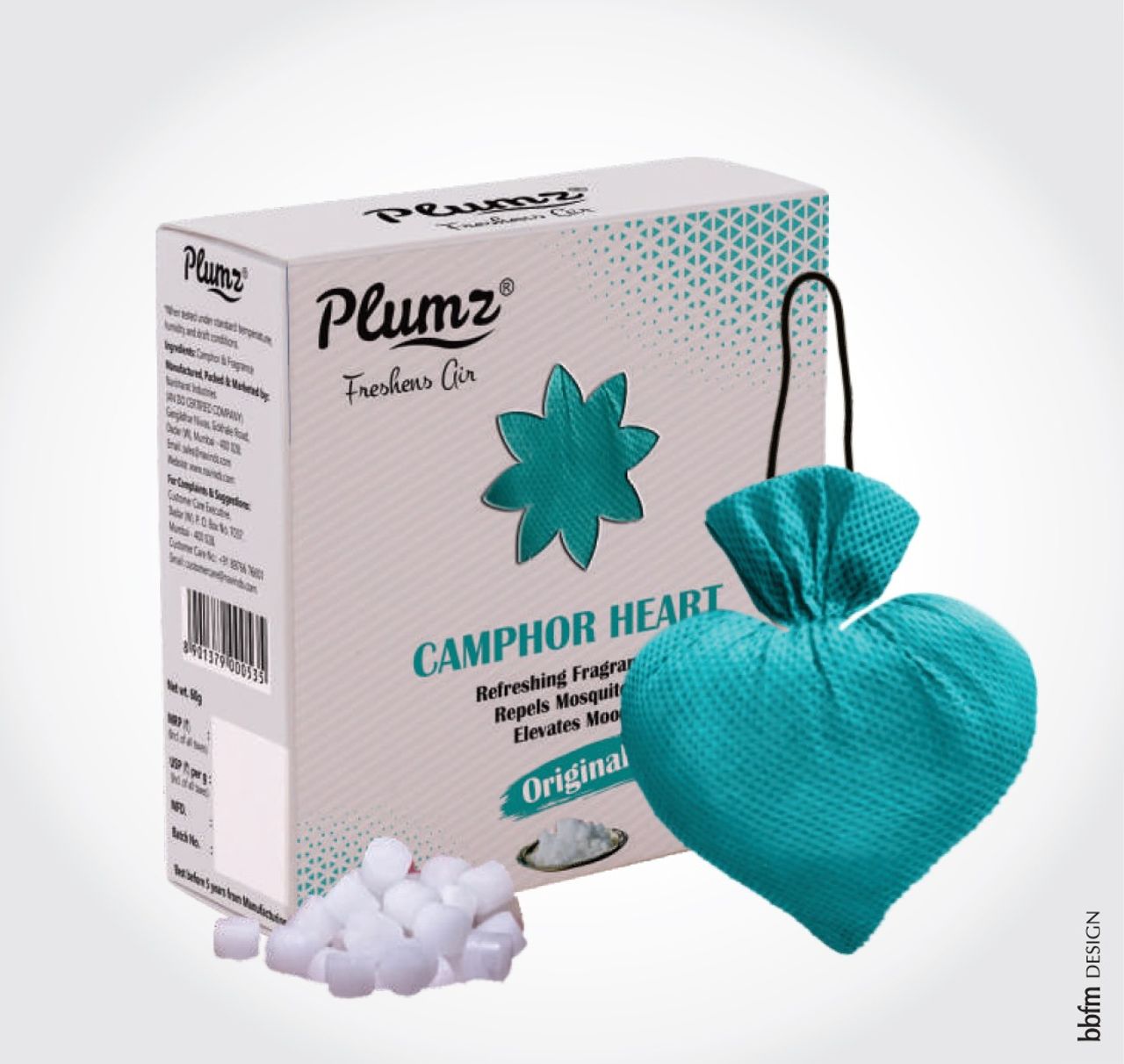 Plumz ZepPure Original Camphor Heart Room Freshener