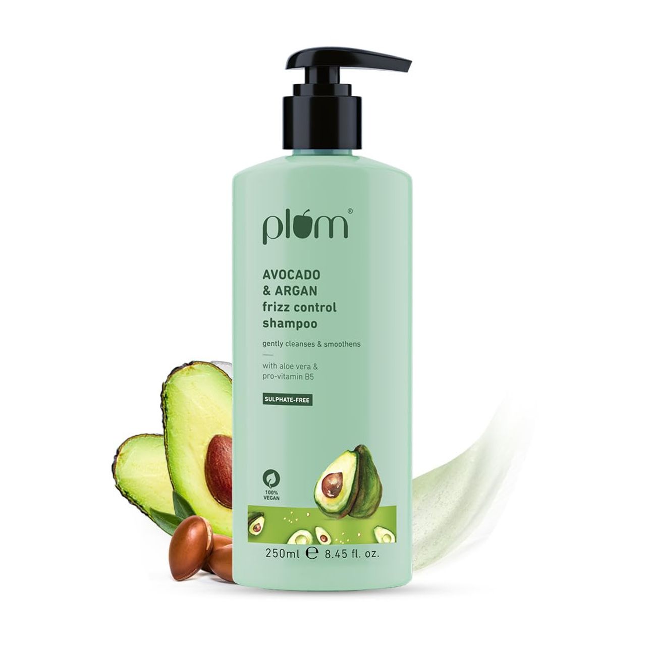 Plum Avocado & Argan Frizz Control Shampoo