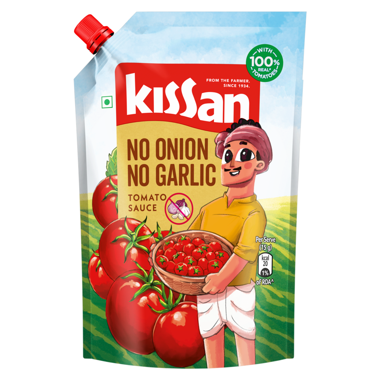 Kissan No-Onion No-Garlic Tomato Sauce