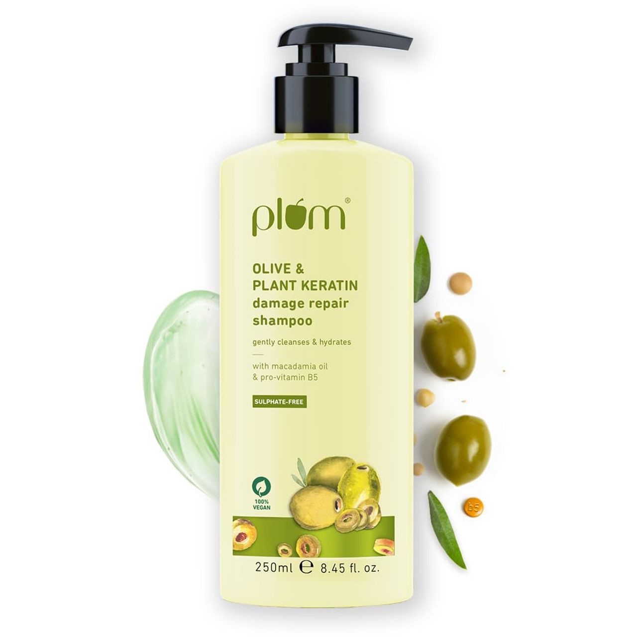 Plum Olive & Plant Keratin Damage Repair Shampoo