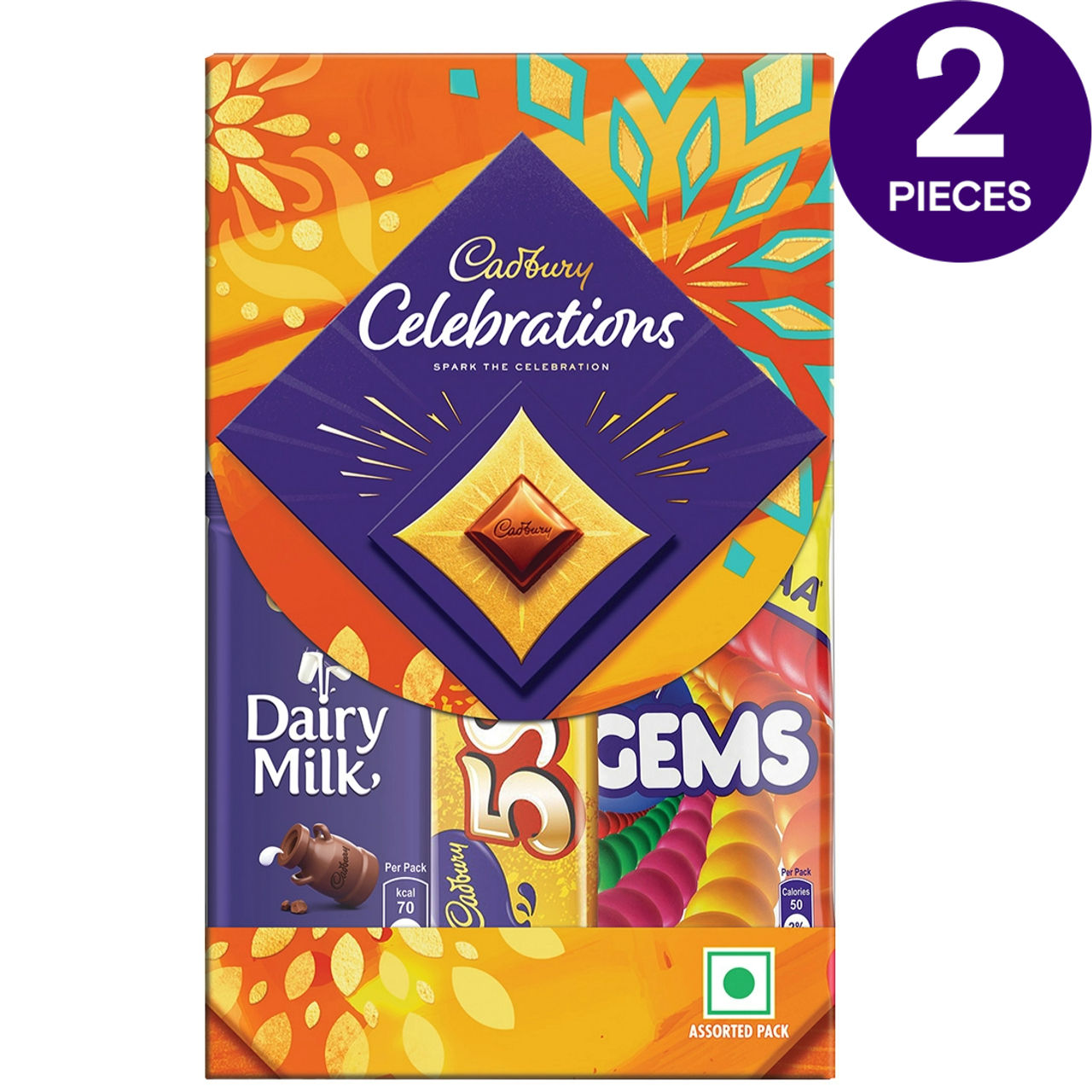 Cadbury Celebrations Assorted Chocolate Rakhi Gift Pack Combo