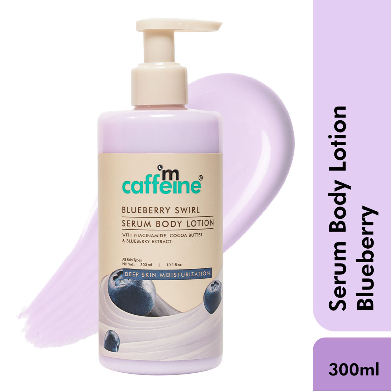 mCaffeine Blueberry Swirl Serum Body Lotion