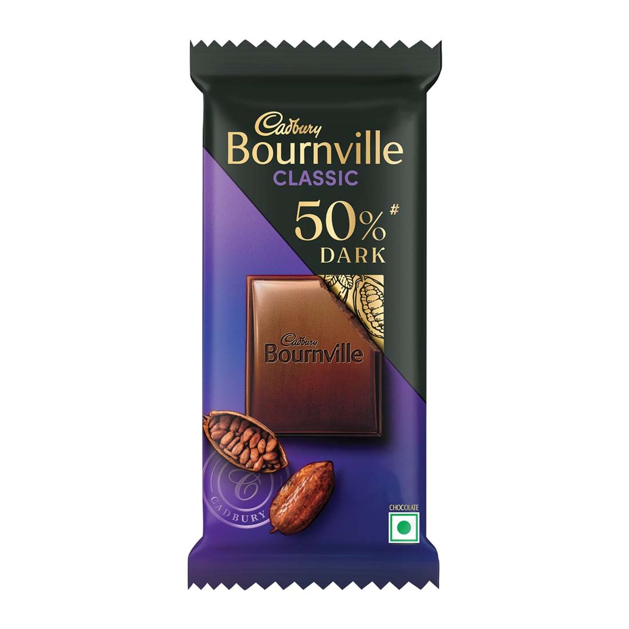 Cadbury Bournville Rich Cocoa 50% Dark Chocolate Bar