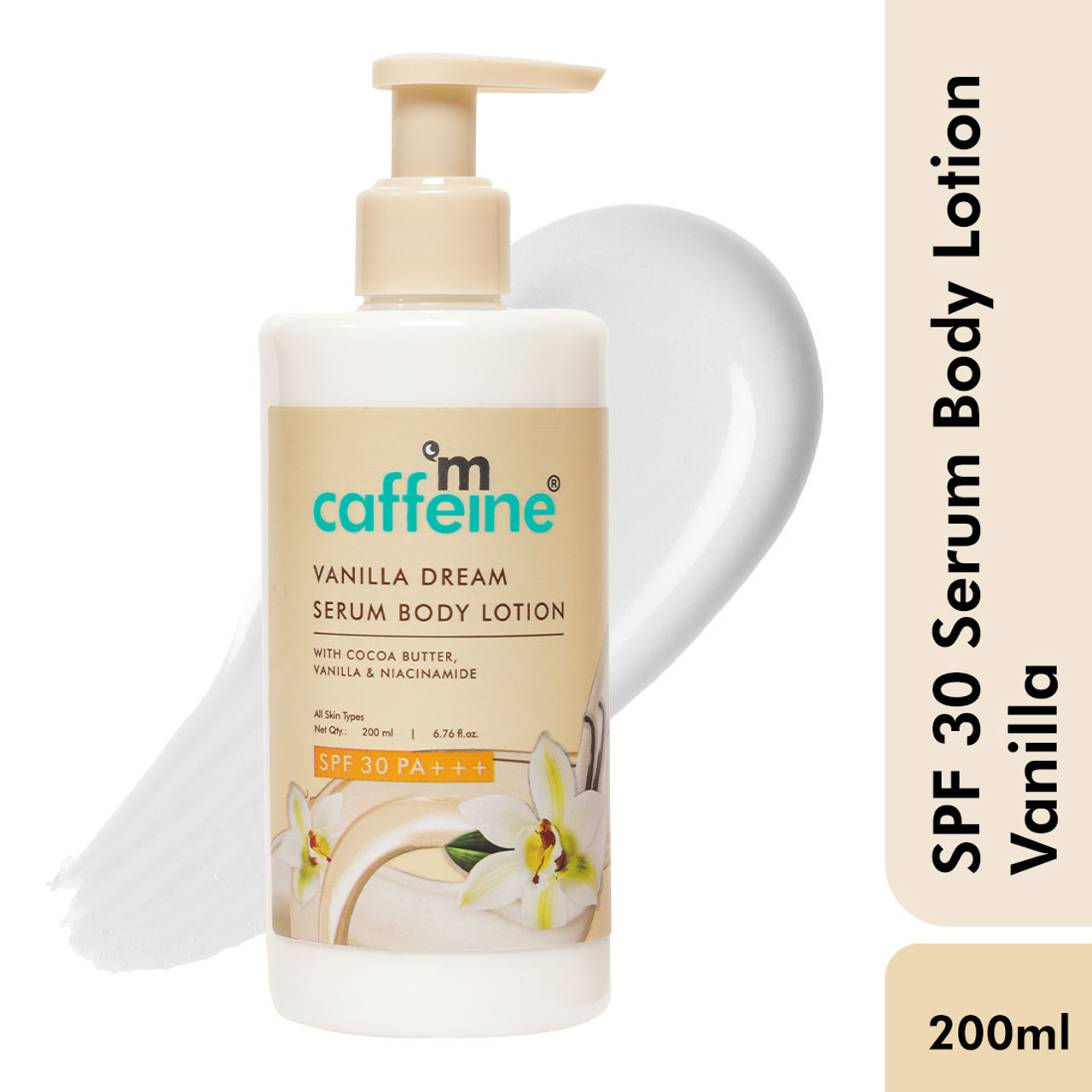 mCaffeine Vanilla Dream Serum Body Lotion SPF 30 PA+++