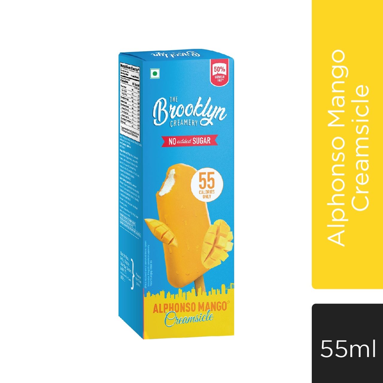 The Brooklyn Creamery Alphonso Mango Creamsicle (Duet-With Zero Added Sugar)
