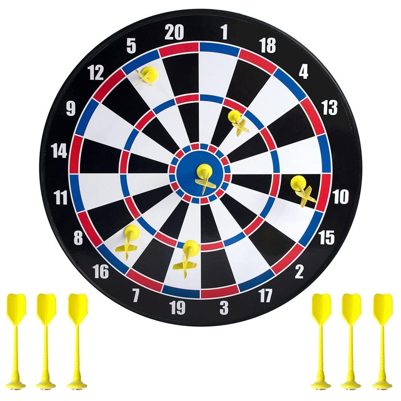 Wembley Magnetic Dart Board With Darts For Adult 40.3Cm Indoor & Outdoor Game For Kids With 8 Darts