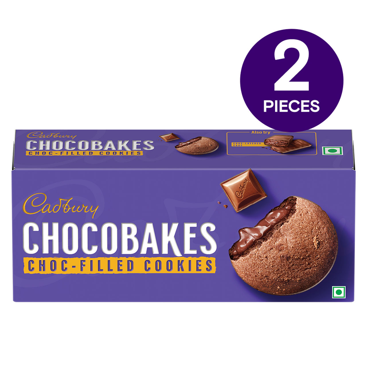 Cadbury Chocobakes Choc Filled Cookies 57 g Combo