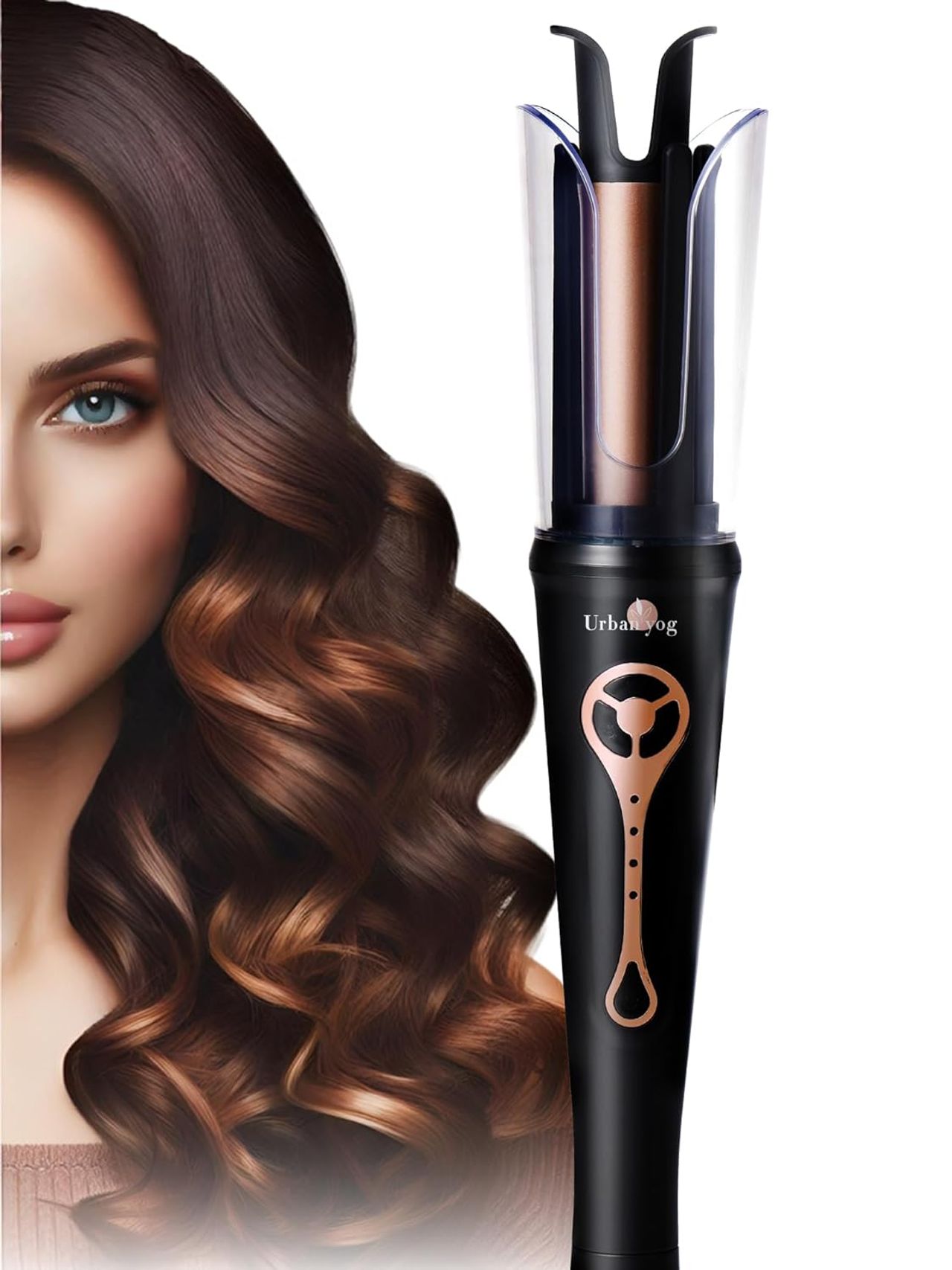 Urban Yog Makemeebold Automatic Hair Curler With 4 Heat Settings, Anti-Scald Design