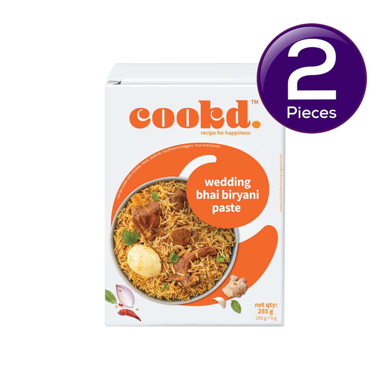 Cookd Wedding Bhai Biryani Paste 255 g X 2 Combo