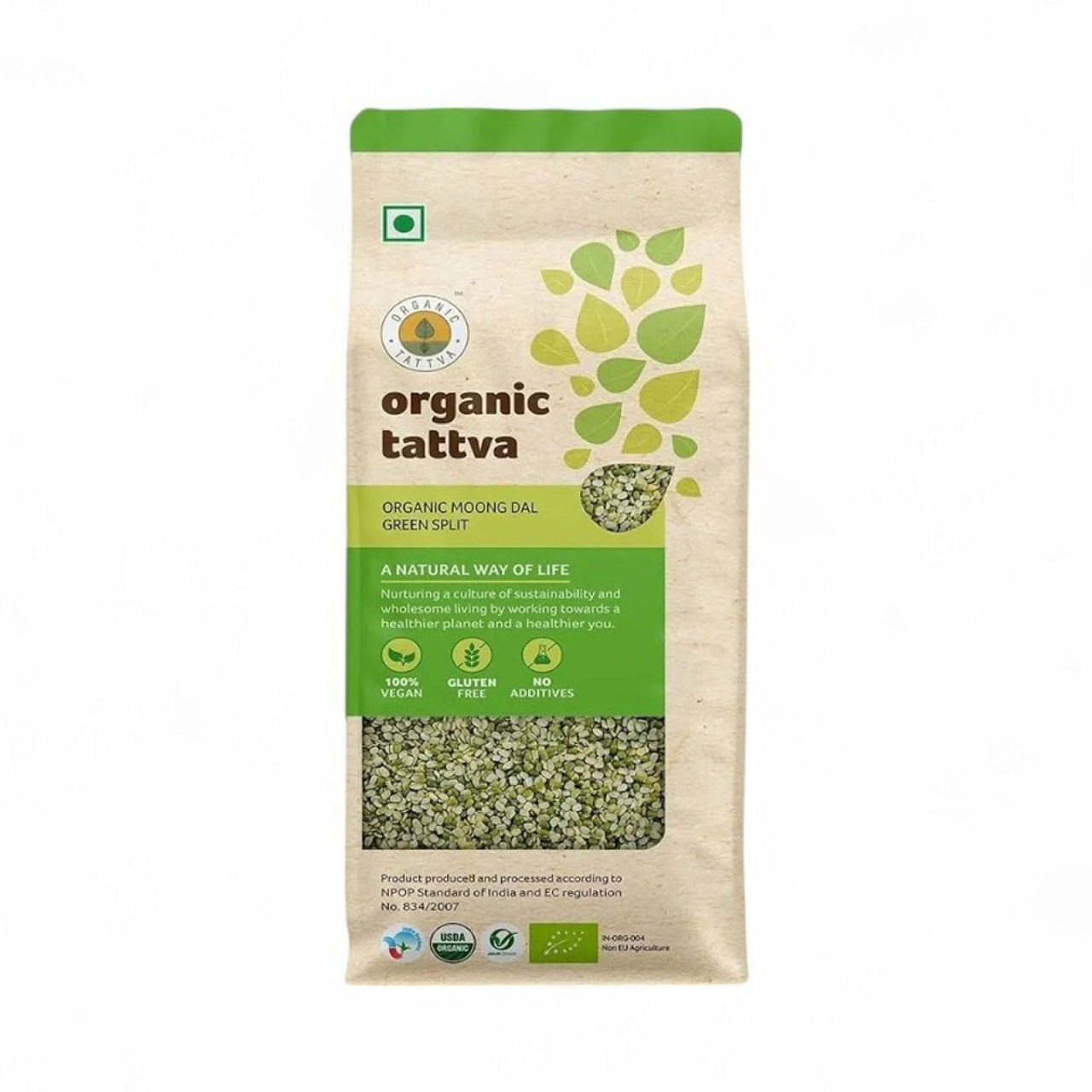 Organic Tattva Moong Dal Green Split