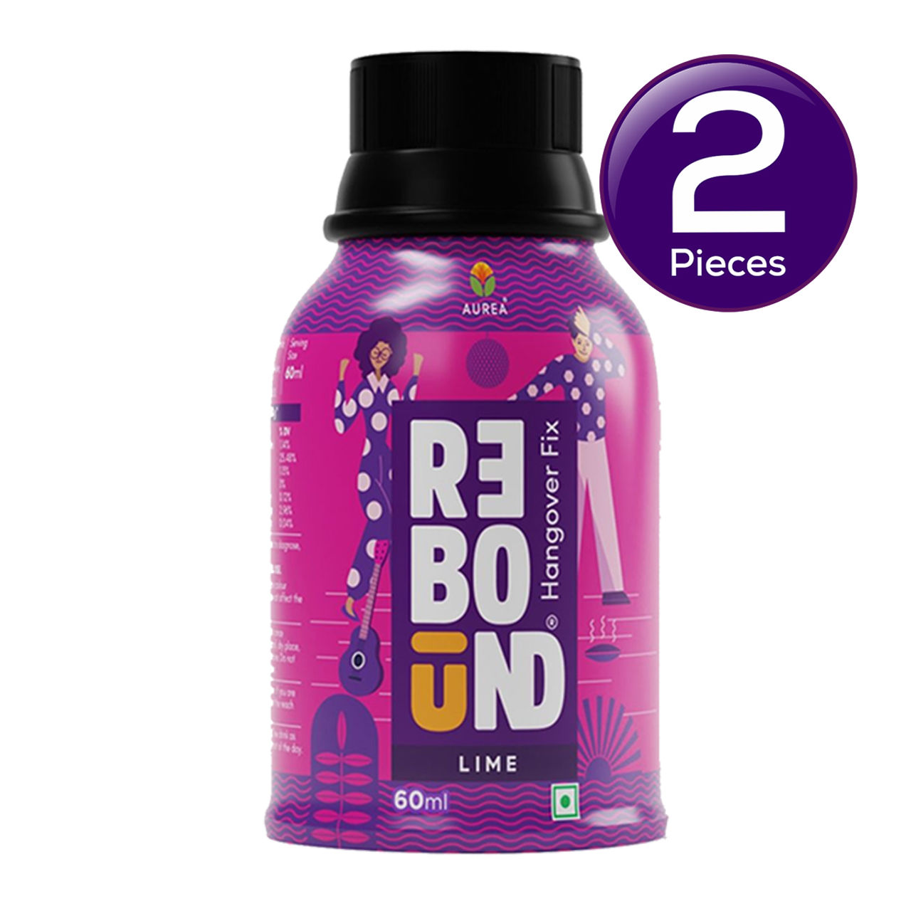 Rebound Lime Hangover Fix Drink 60 ml Combo