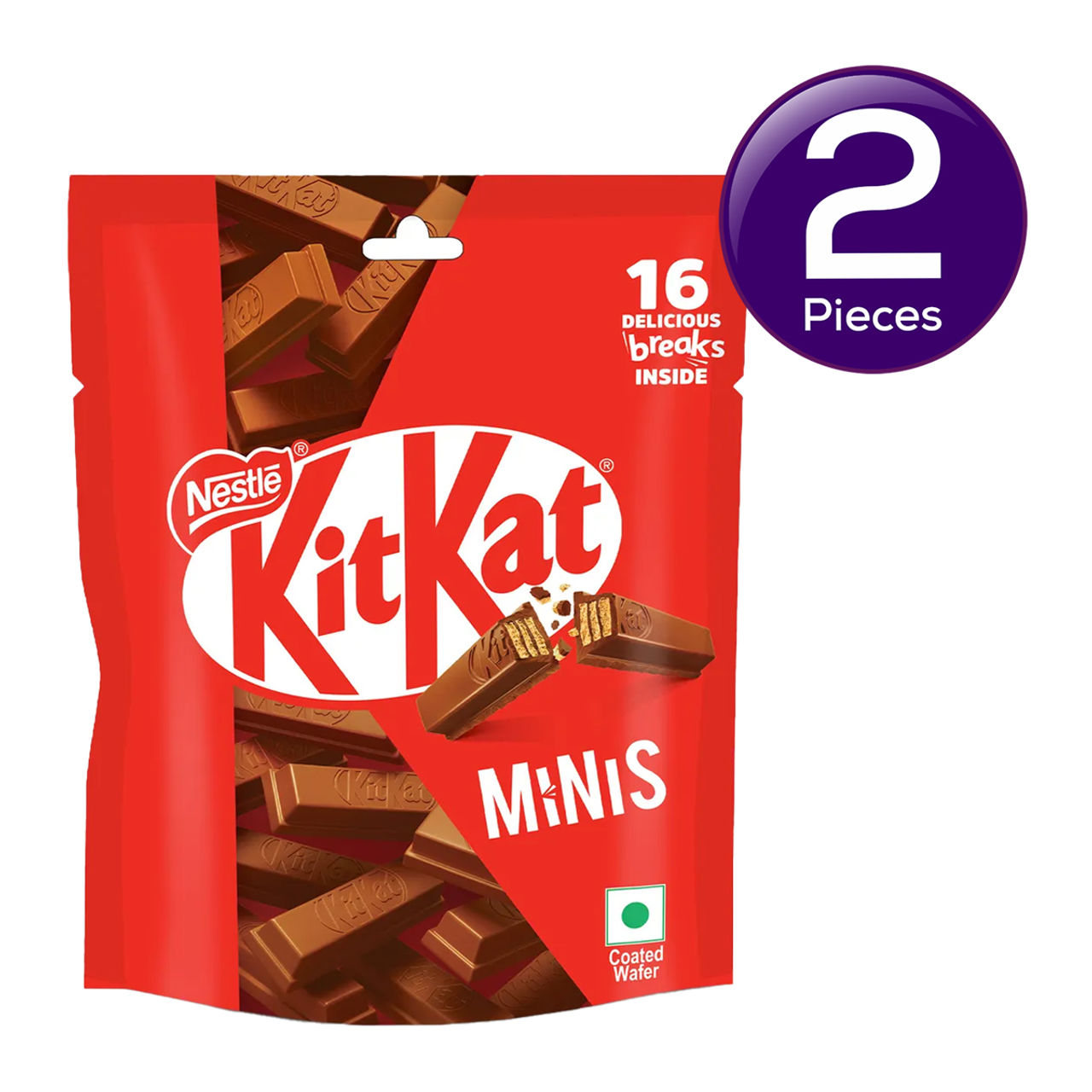 KitKat Minis Choco Coated Wafer Bar | Share Bag | Miniature Pouch 118.4 g Combo