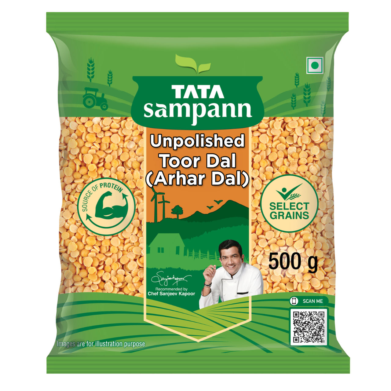 Tata Sampann Unpolished Toor Dal | Arhar Dal