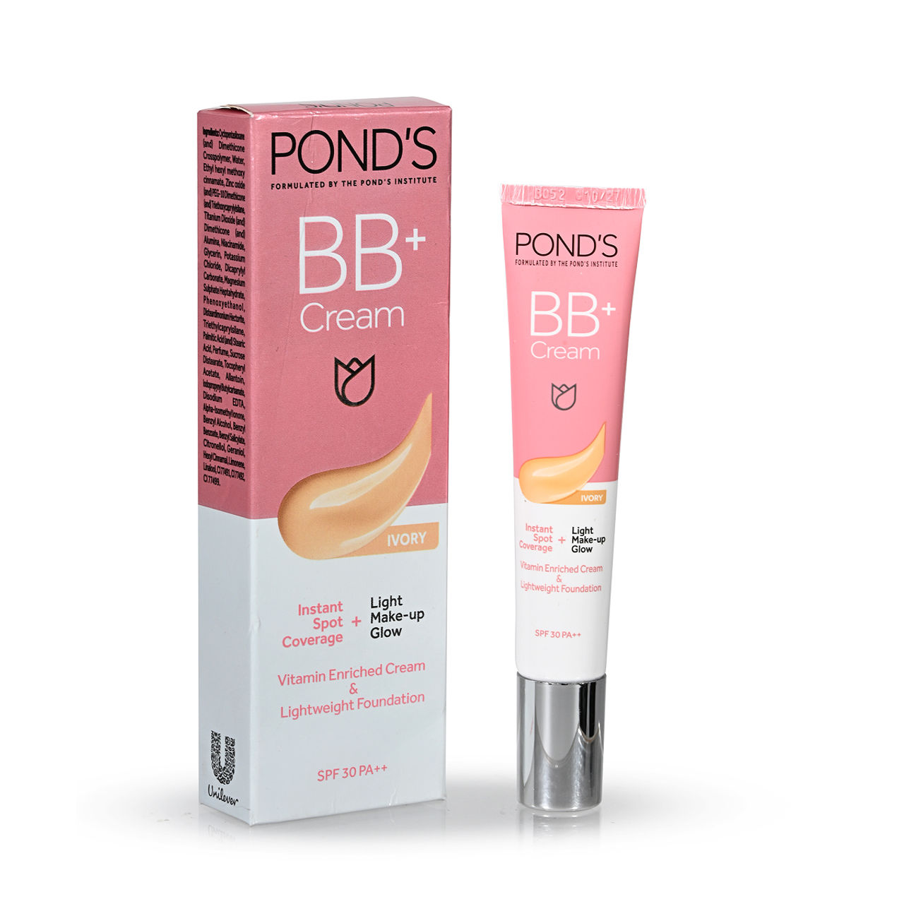 Pond's BB+ Cream Instant Spot Coverage + Light Make-up Glow Ivory