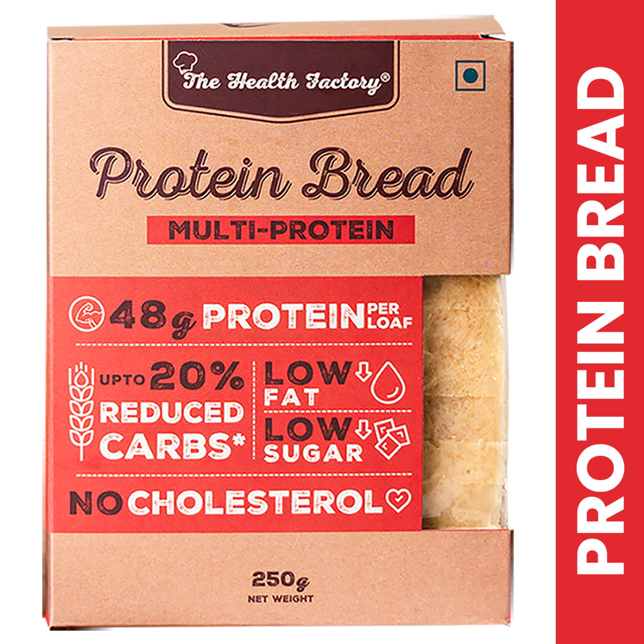 The Health Factory Multi Protein Bread | Clean Label - Not Brown