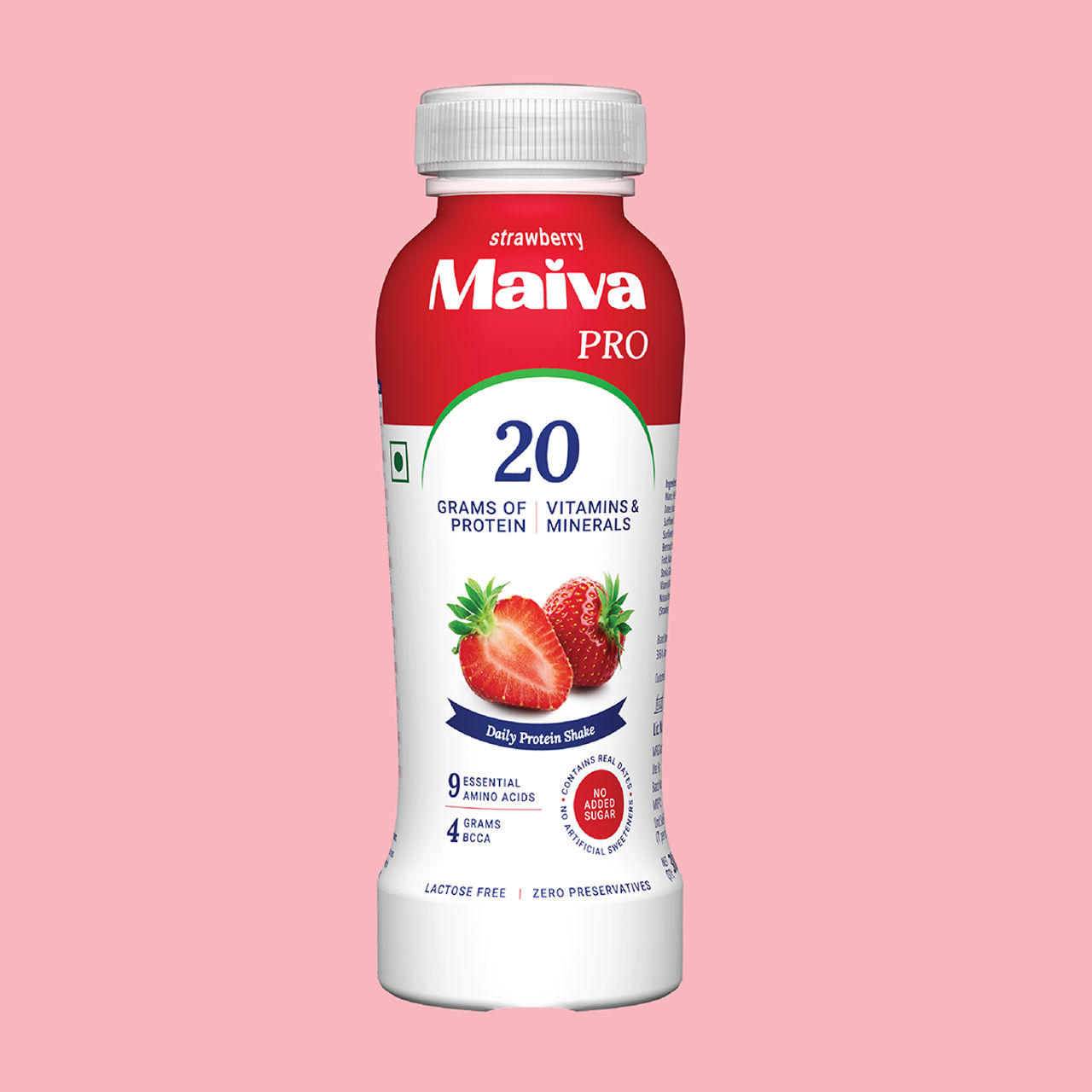 Maiva Pro Strawberry 20g Plant Protein 20 Multivitamin Shake