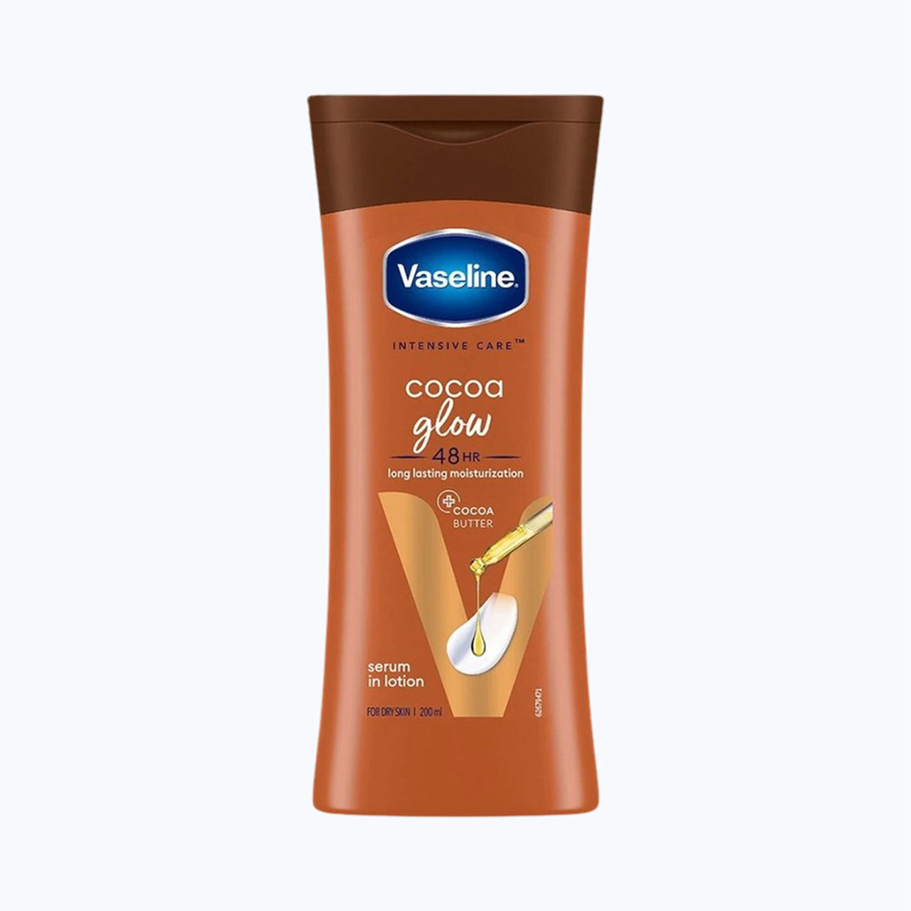 Vaseline Cocoa Glow Serum In Lotion, 100% Pure Cocoa & Shea Butter for Glowing & Soft Skin