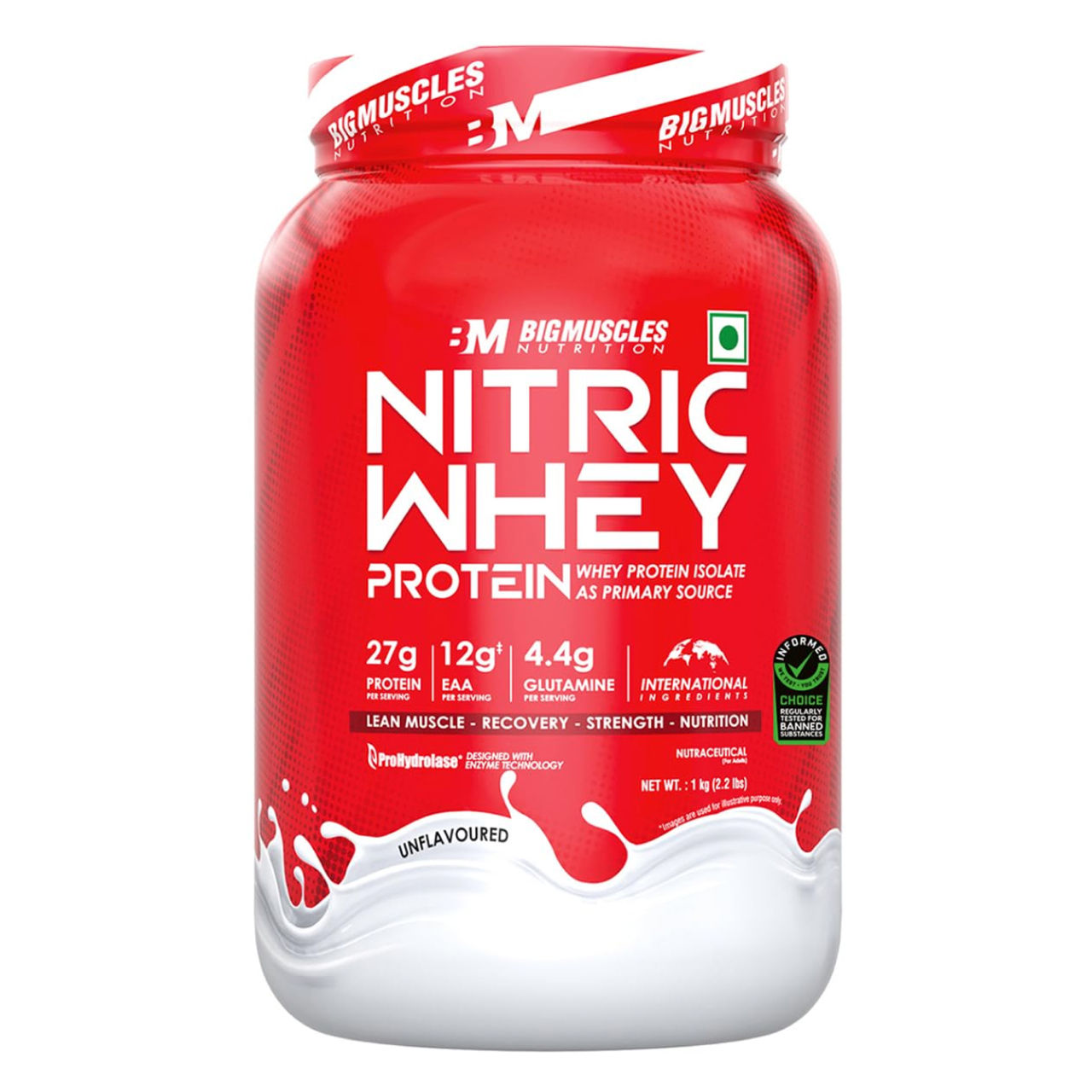 Bigmuscles Nutrition Nitric Whey Unflavoured