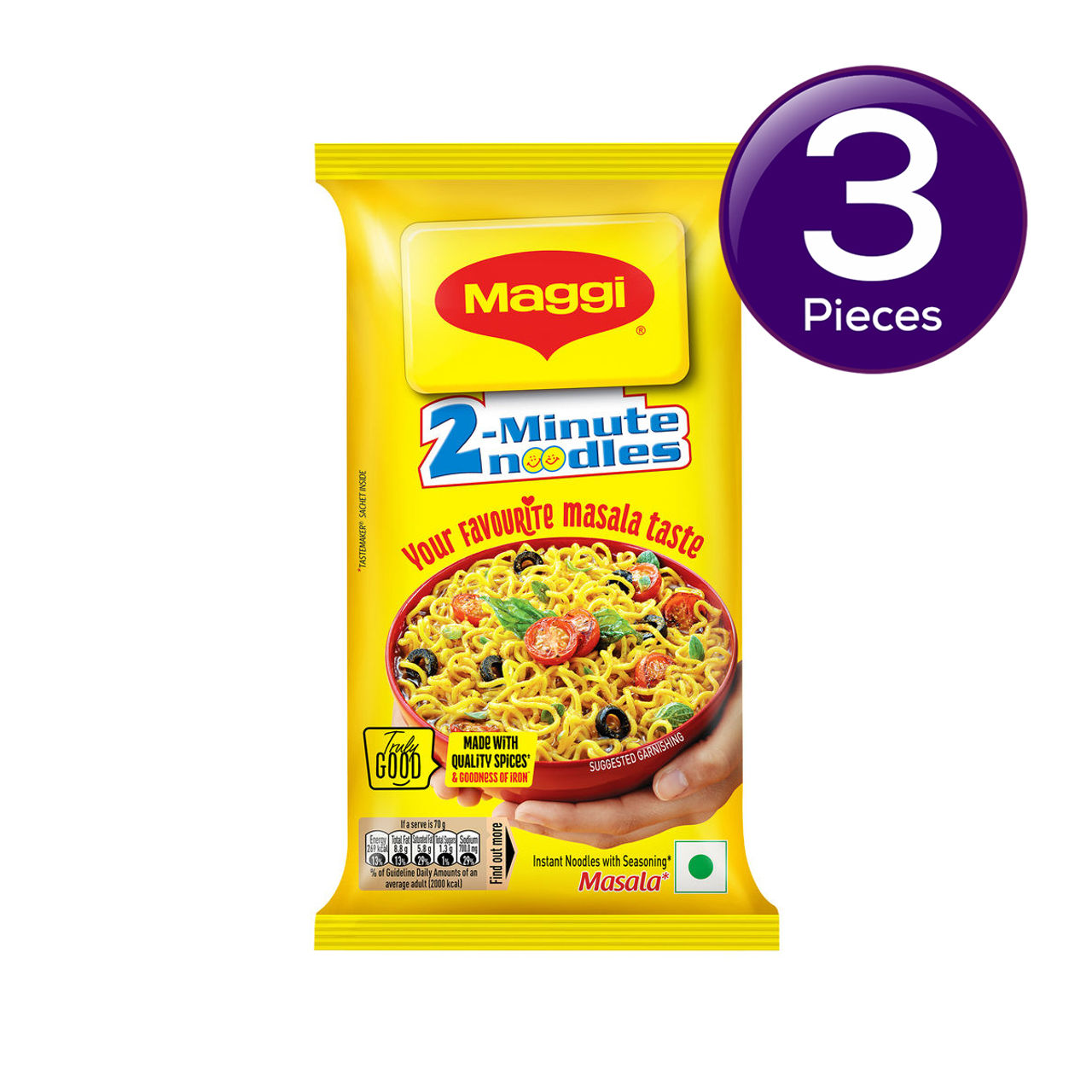 Maggi 2-Minute Noodles Masala 140 g Combo