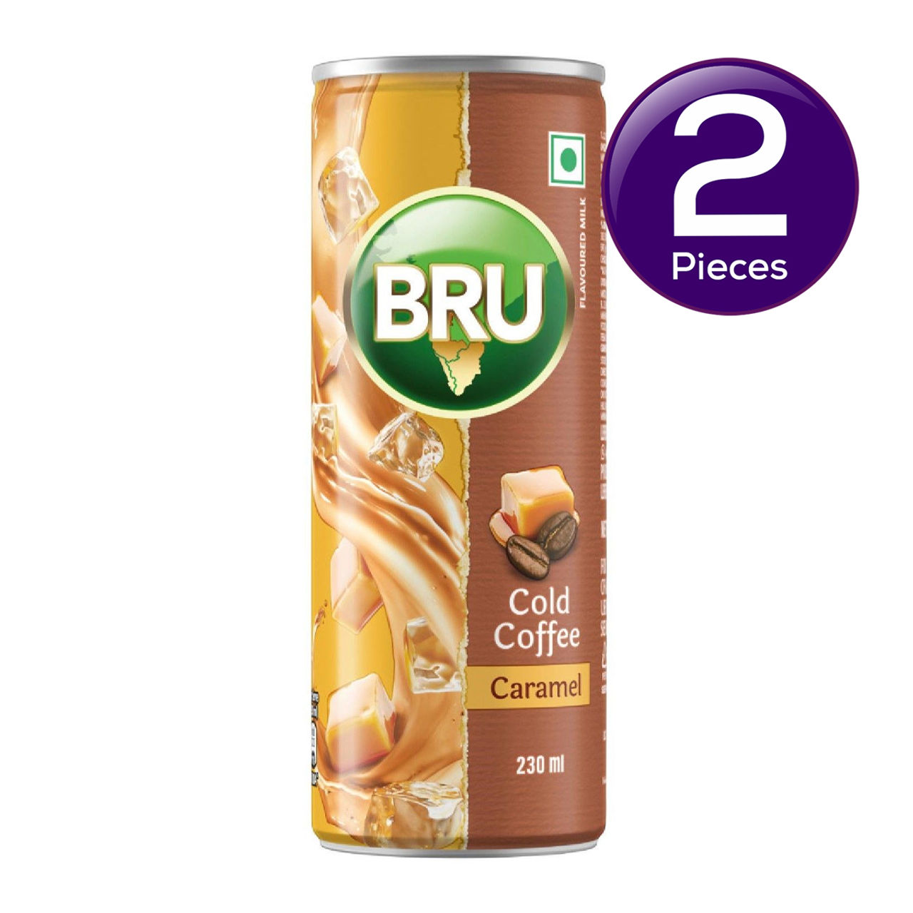Bru Cold Coffee Caramel 180 ml X 2 Combo