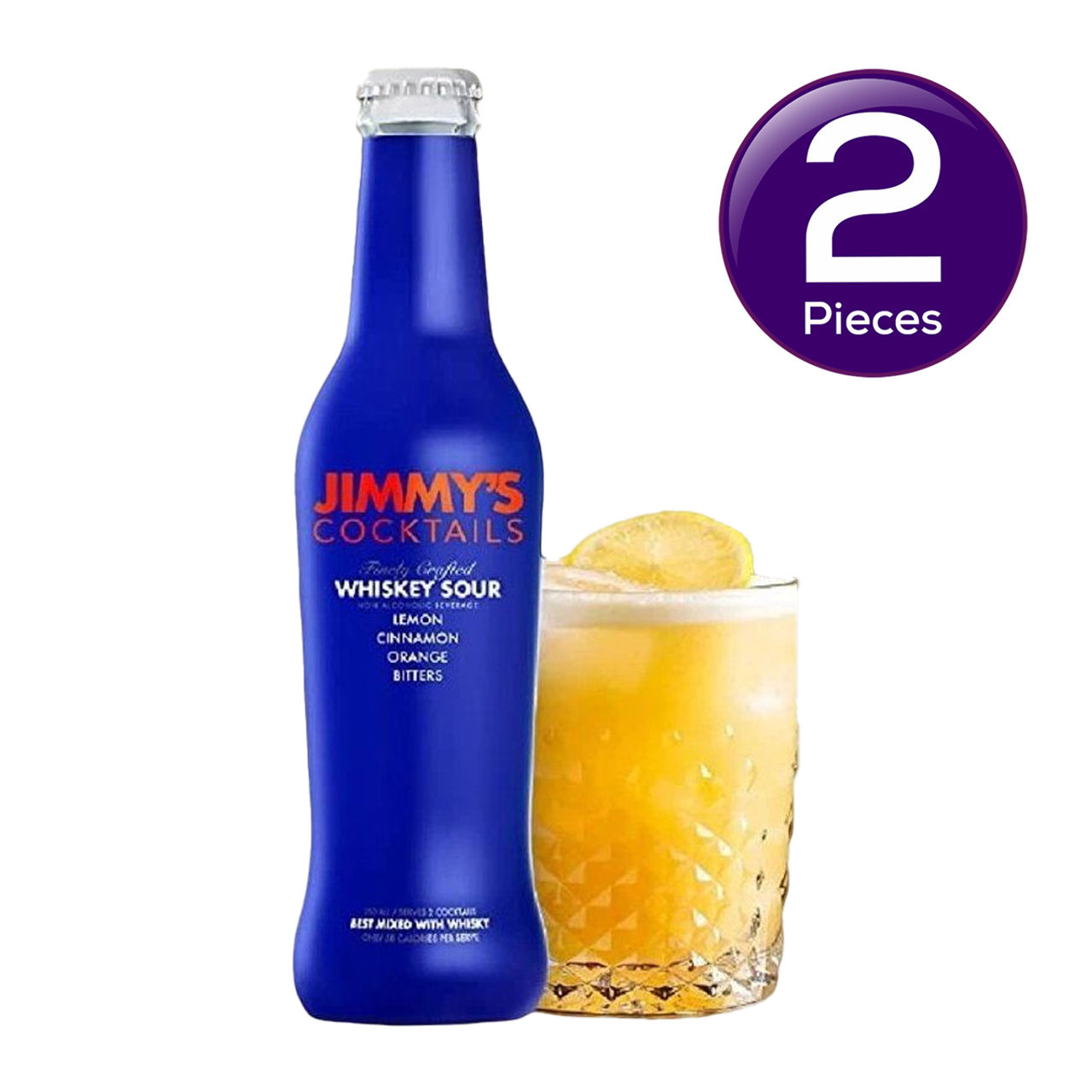 Jimmy's Whiskey Sour - Cocktail Mixer 250 ml X 2 Combo