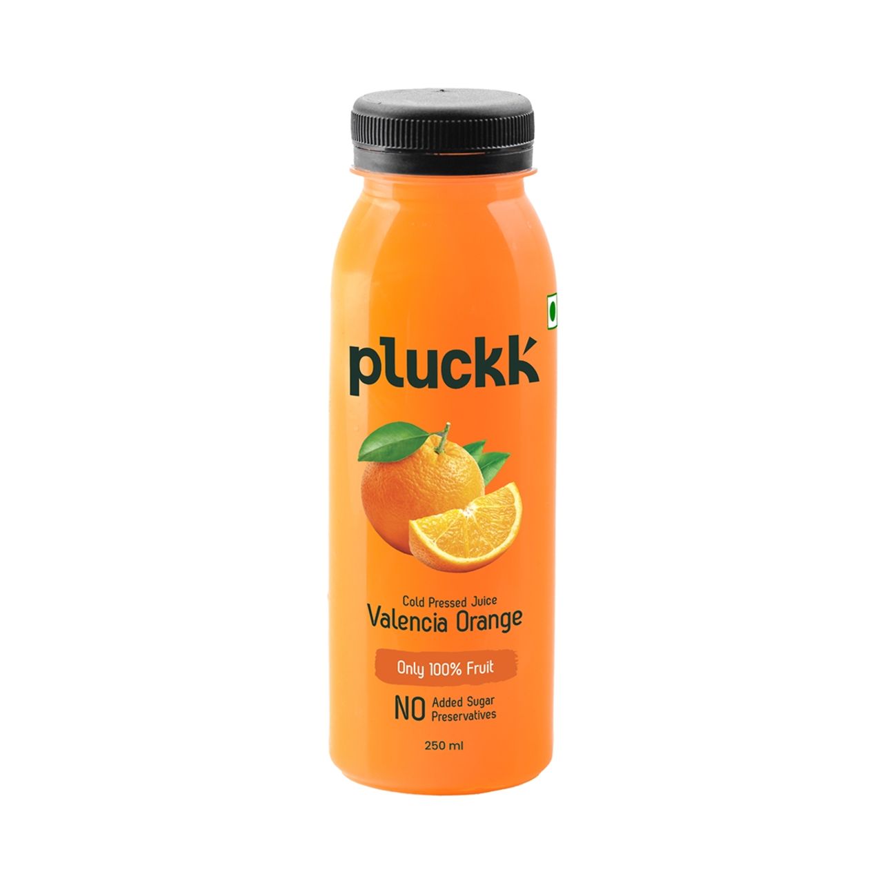 Pluckk Valencia Orange Cold Pressed Juice