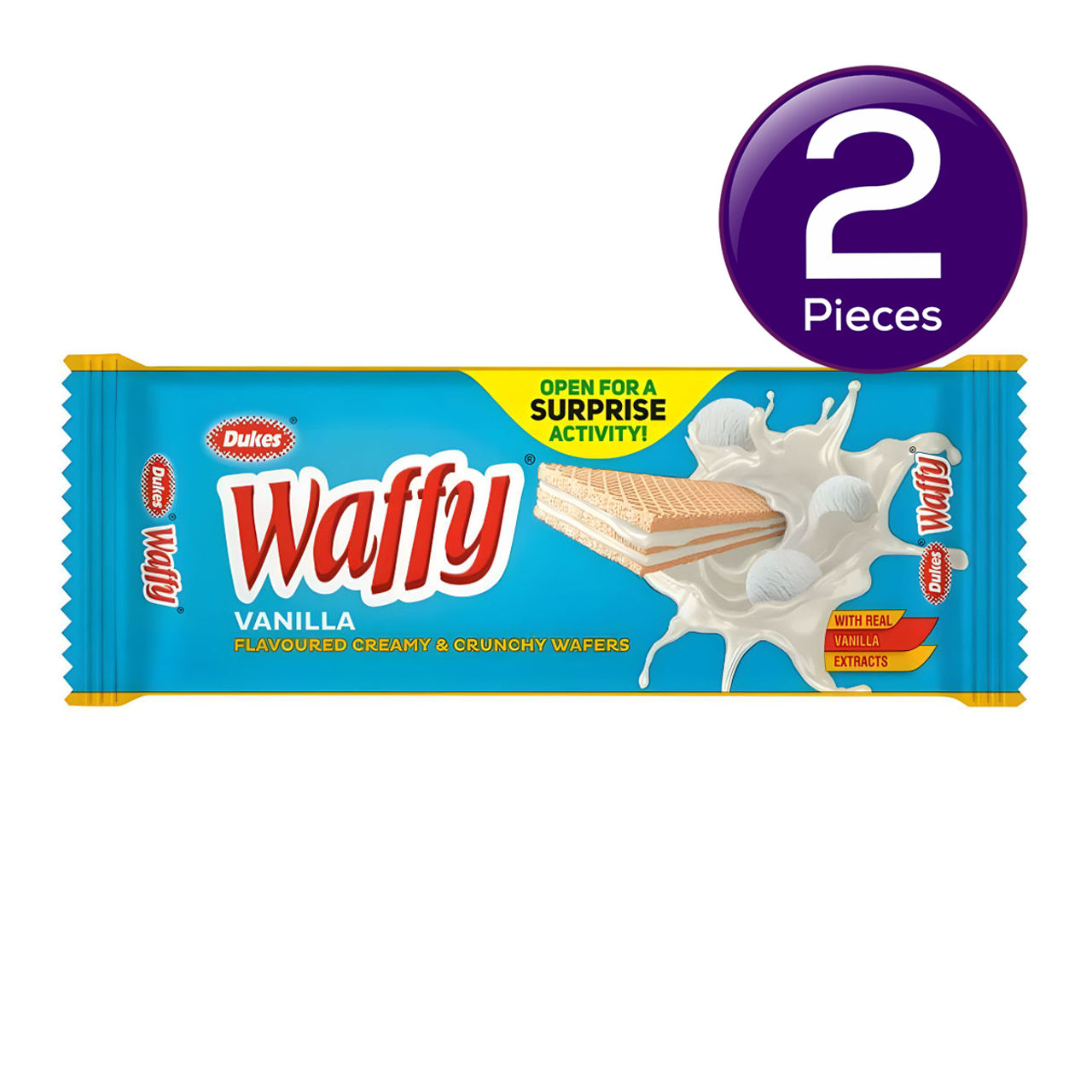 Dukes Waffy Vanilla Flavoured Wafers 60 g Combo