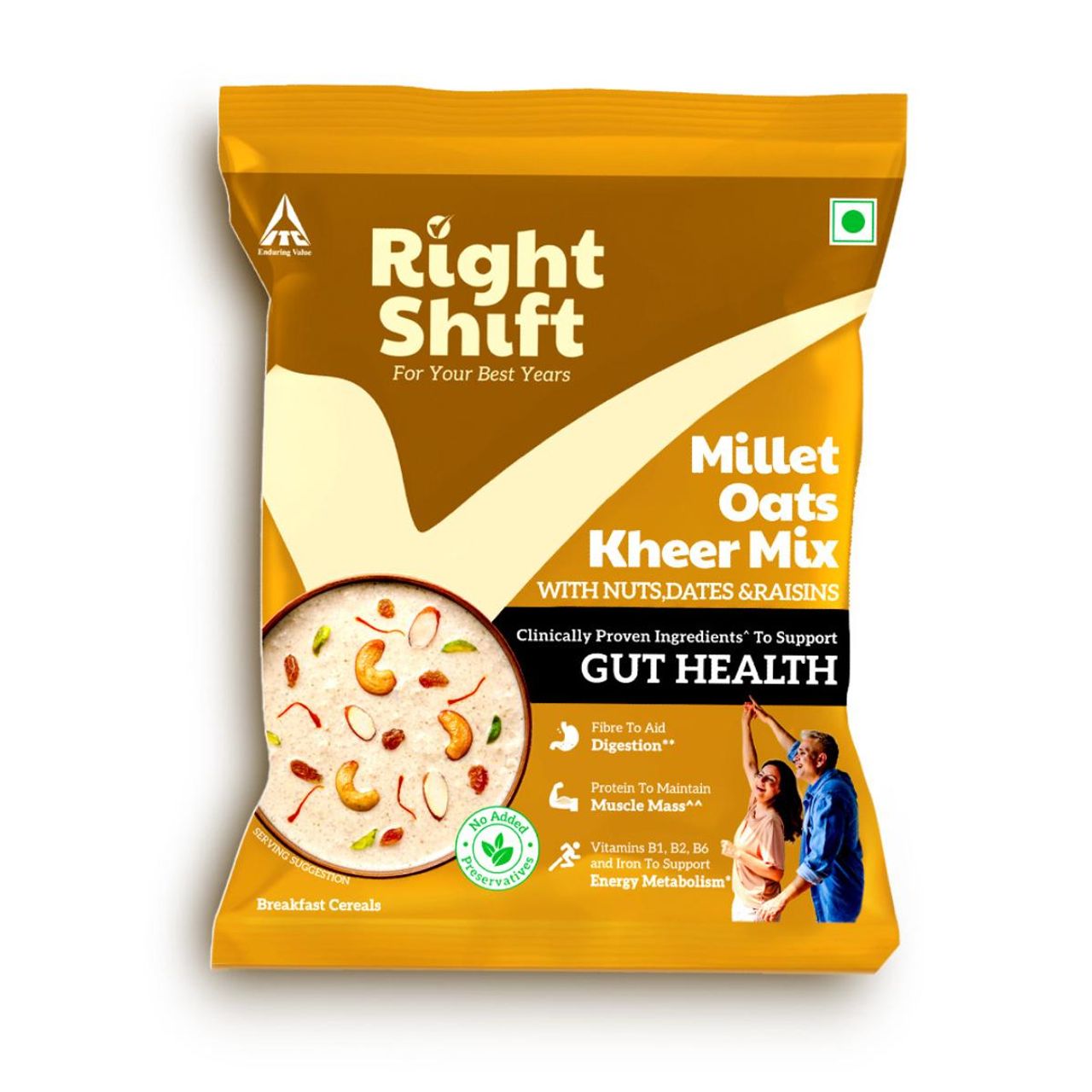 Right Shift Millet Oats Kheer Mix | High Protein & Fibre, No preservative | Sweetened with Jaggery